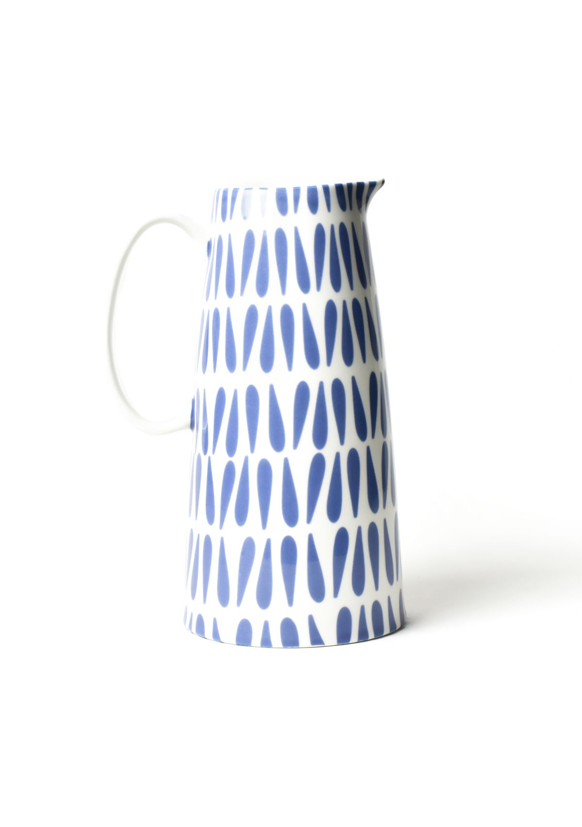 Iris Blue Drop Pedestal Pitcher
