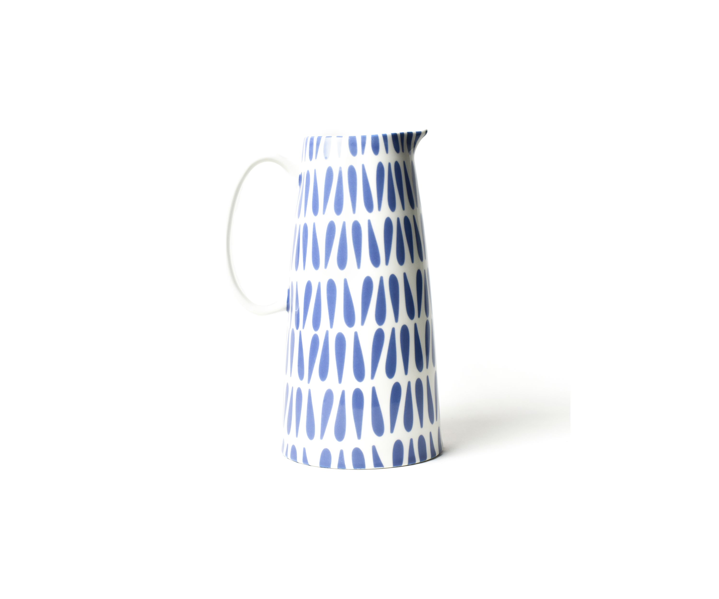 Iris Blue Drop Pedestal Pitcher