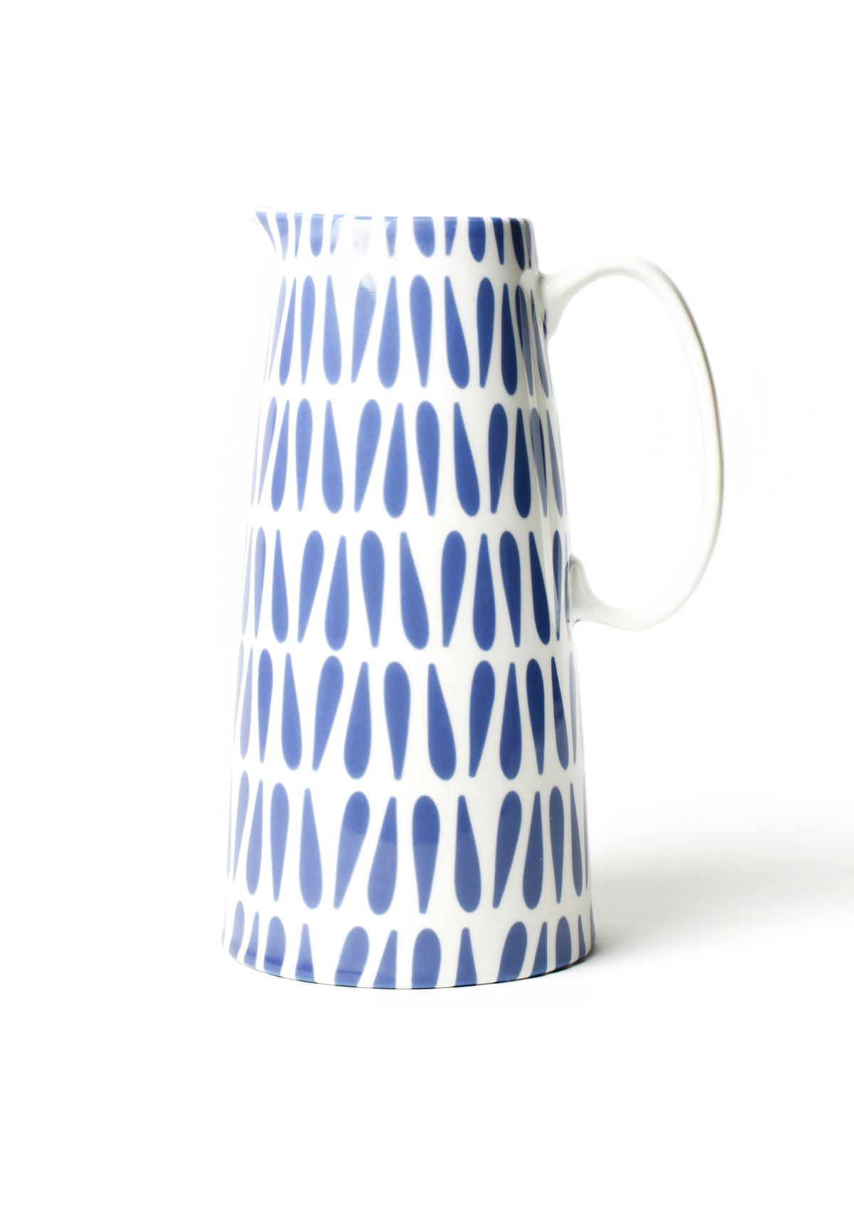 Iris Blue Drop Pedestal Pitcher