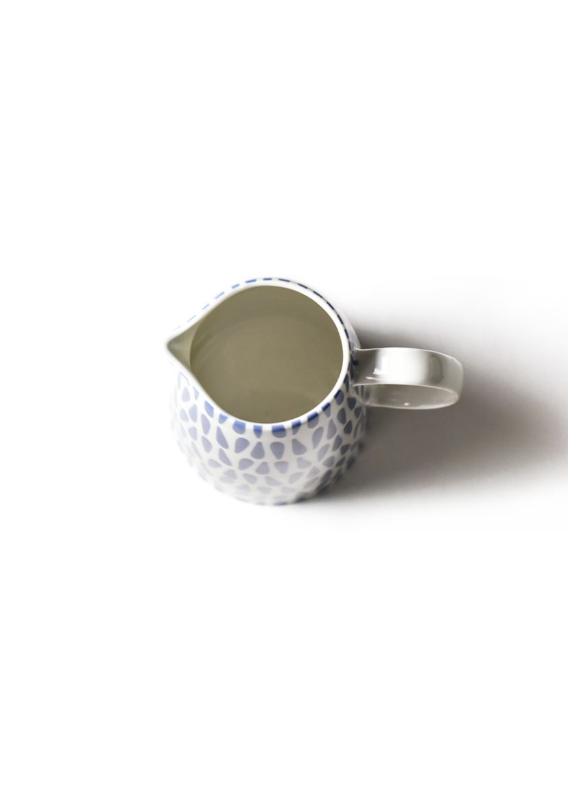 Iris Blue Drop Pedestal Pitcher