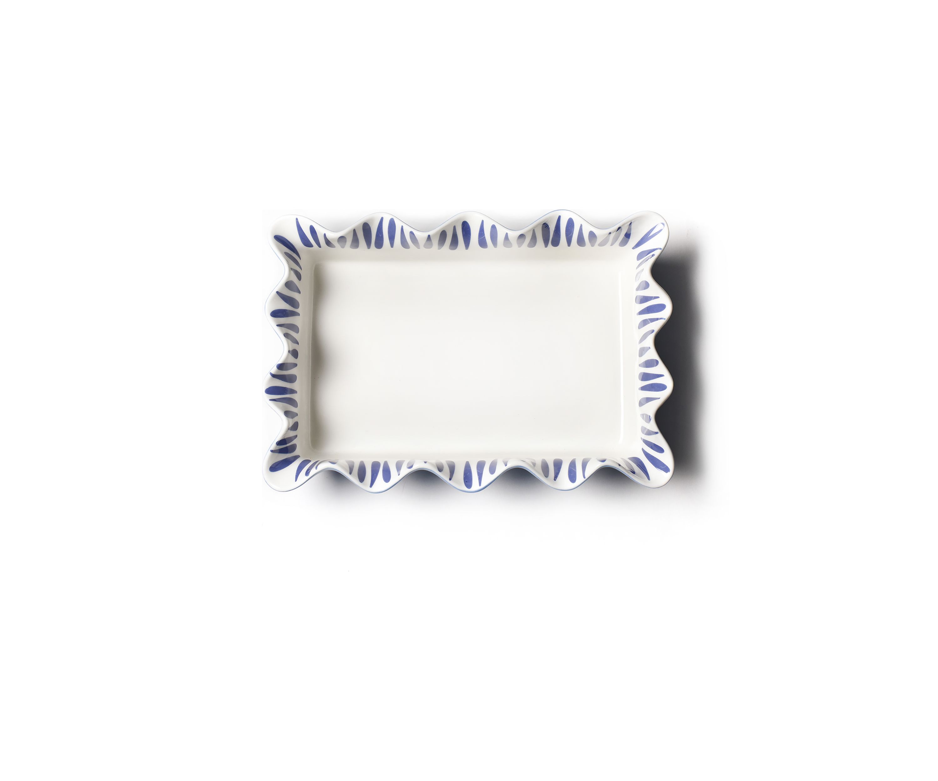 COTON COLORS Iris Blue Drop 13" Casserole Dish | Belk
