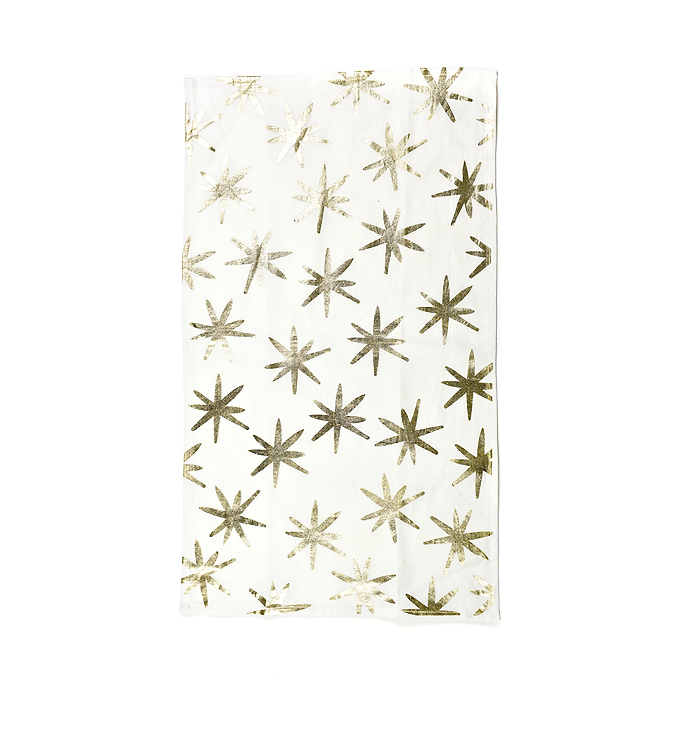Gold Stars Large Kitchen Towel