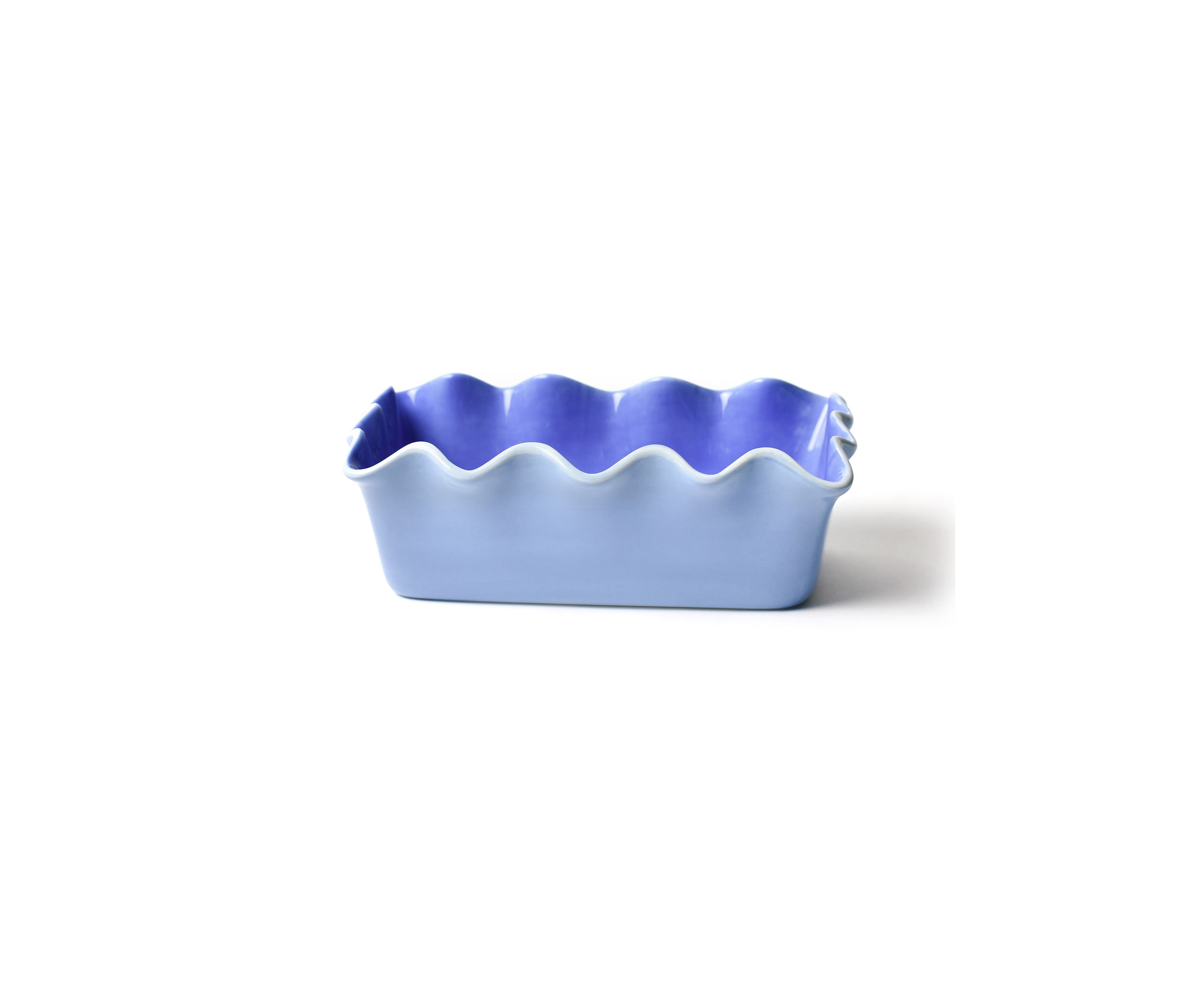 Iris Blue Ruffle Loaf Pan