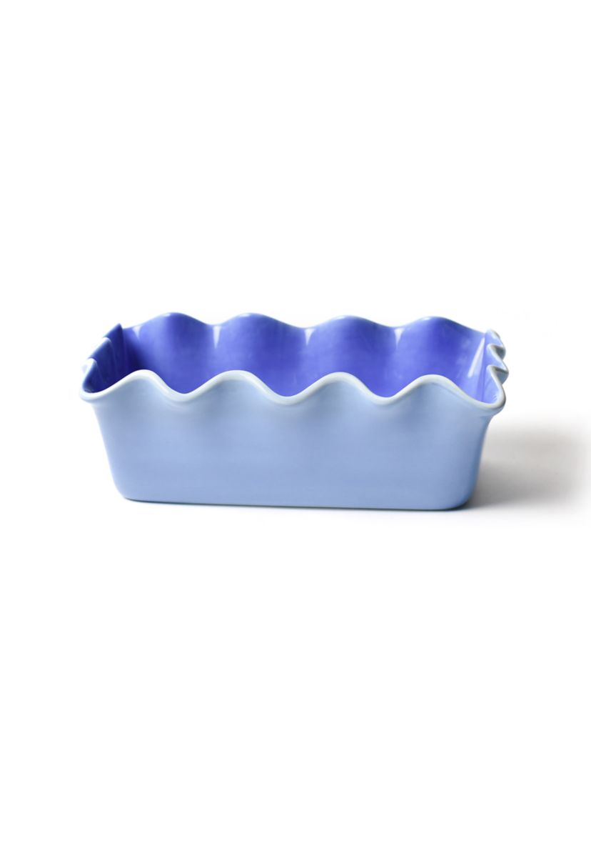 Iris Blue Ruffle Loaf Pan