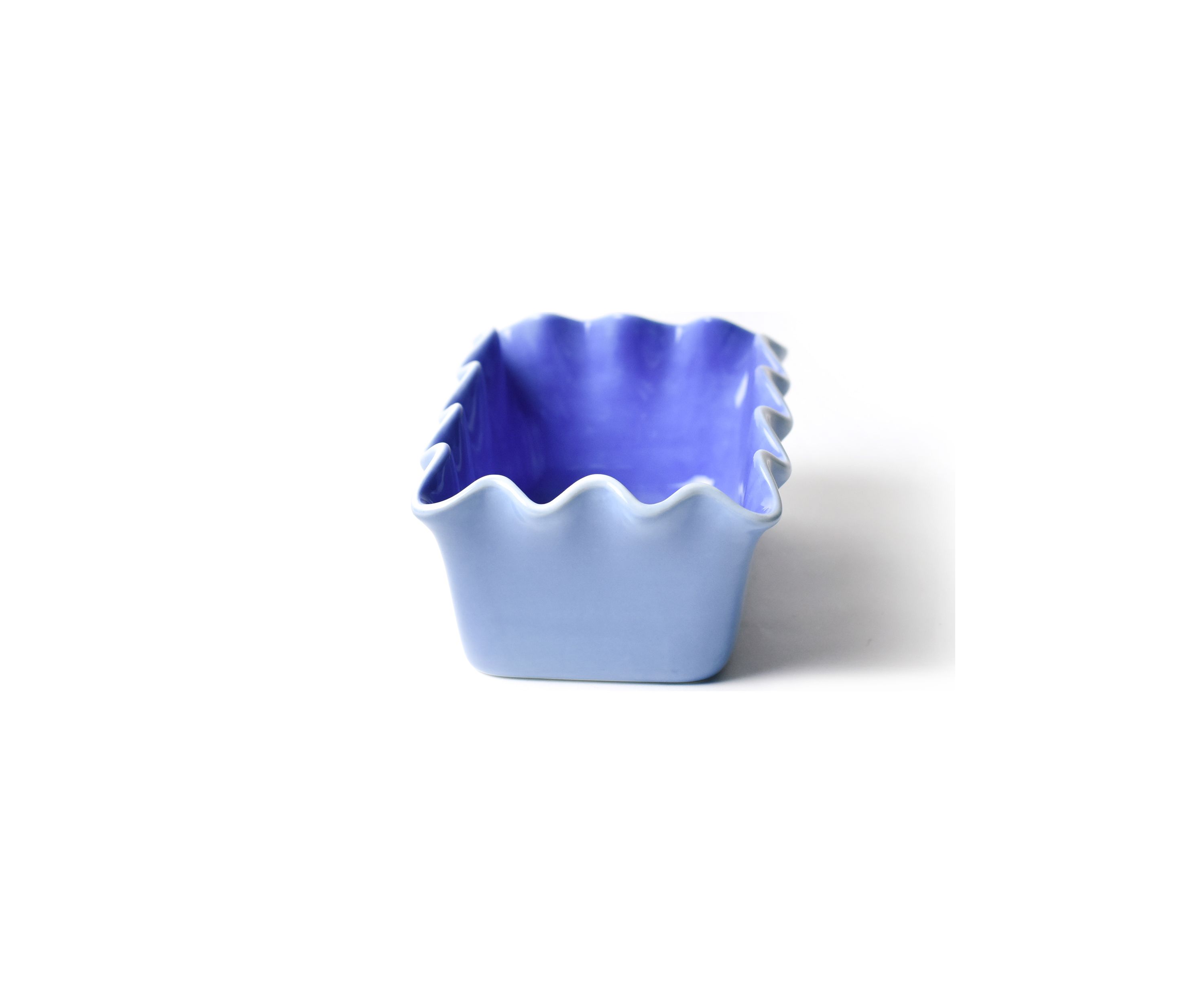 Iris Blue Ruffle Loaf Pan