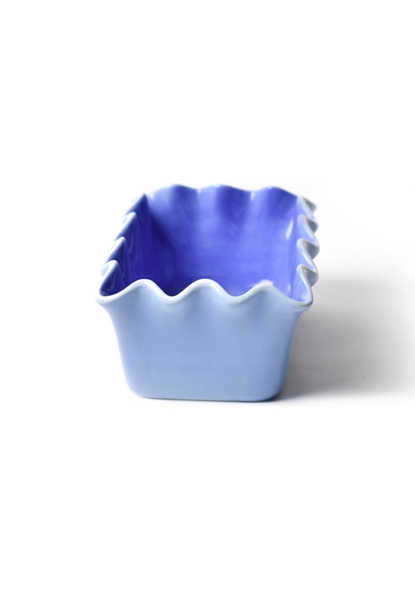 Iris Blue Ruffle Loaf Pan