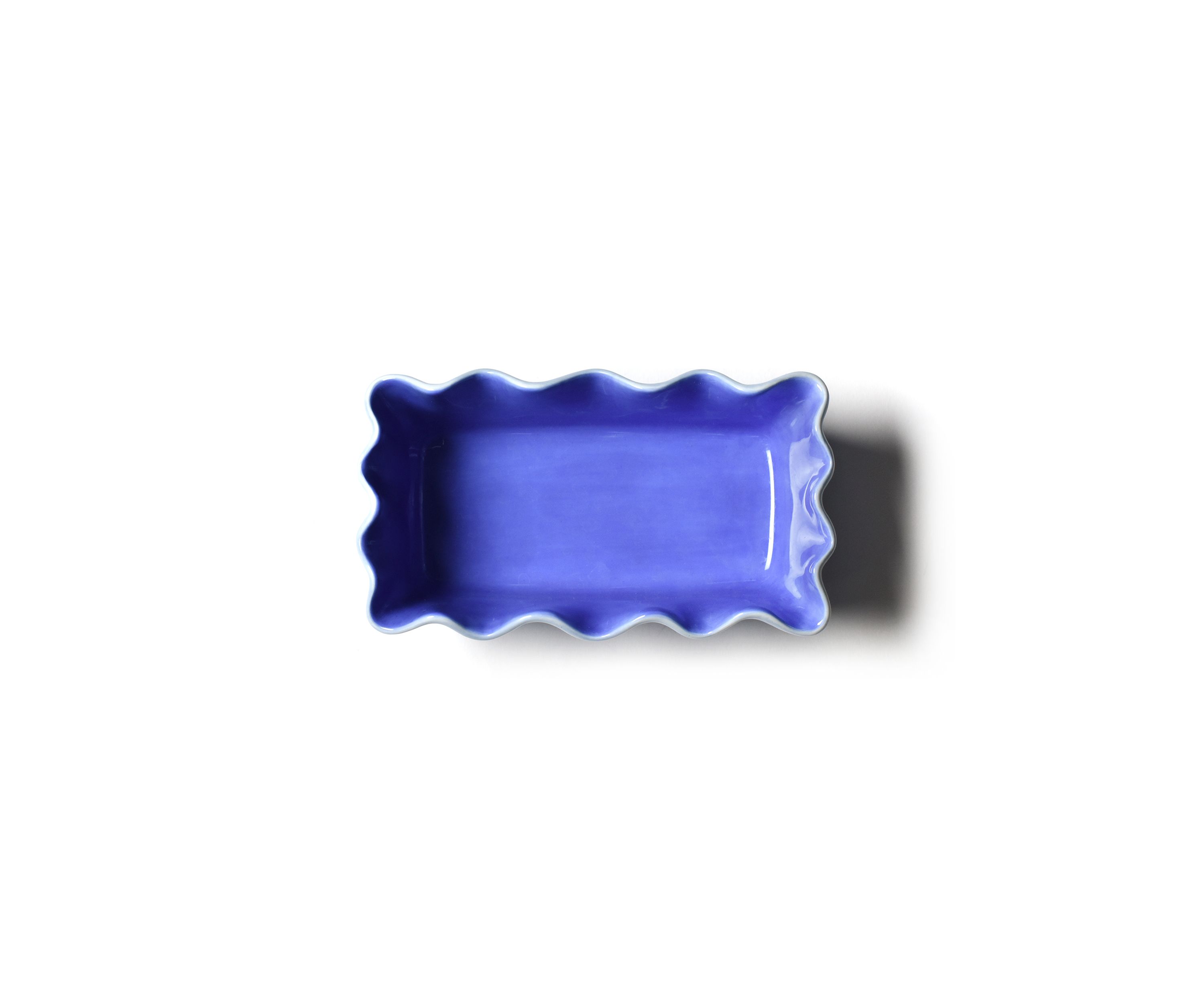 Iris Blue Ruffle Loaf Pan