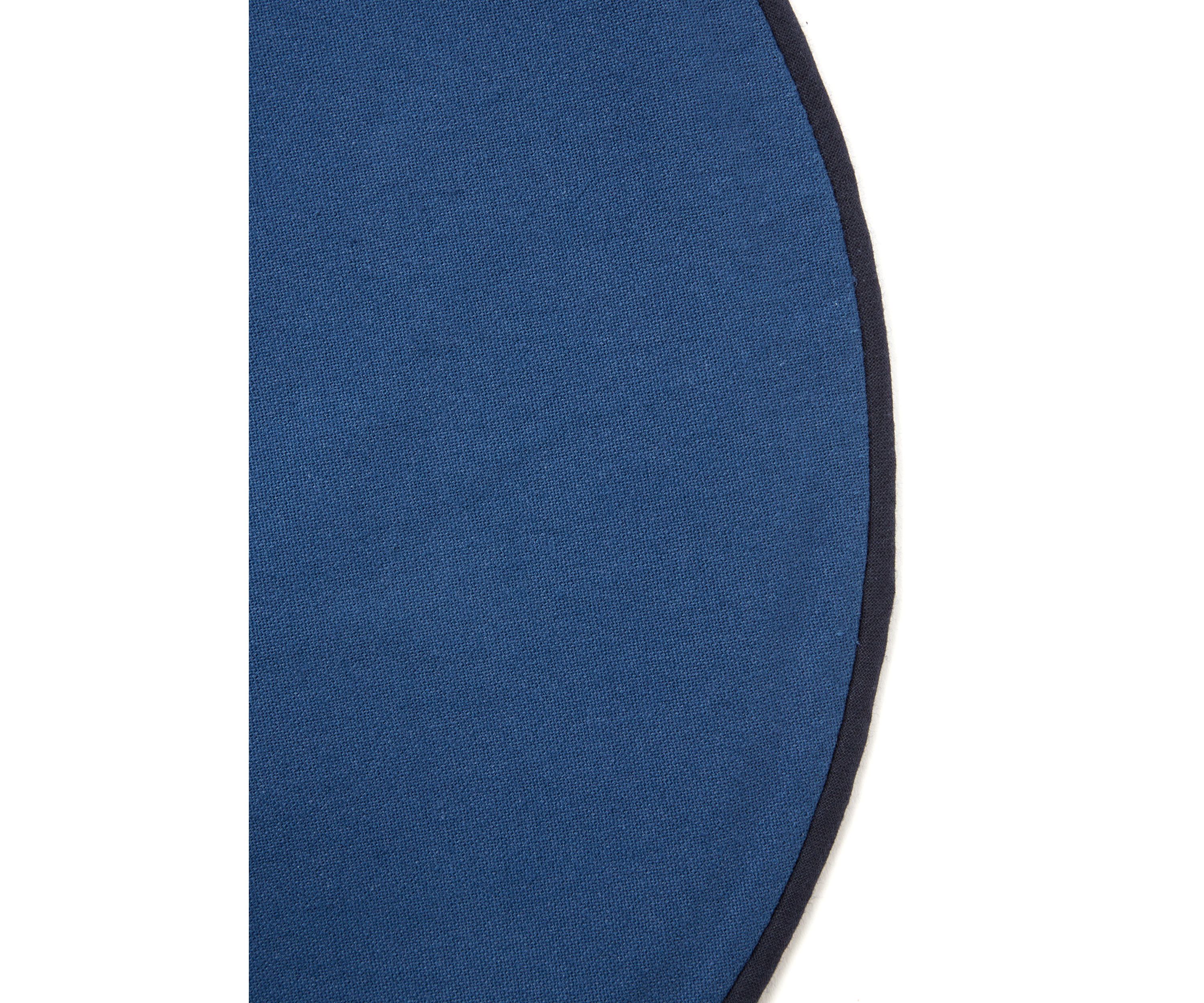 Set of 4 Round Navy Placemats