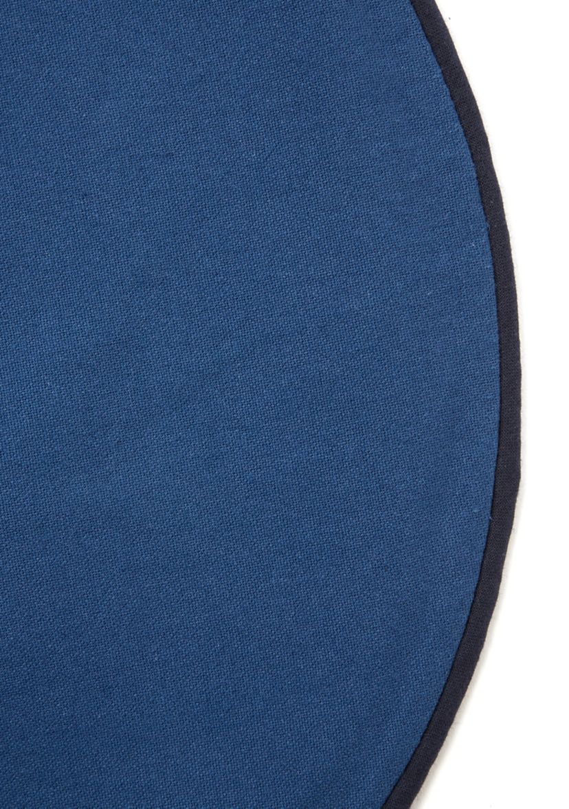 Set of 4 Round Navy Placemats