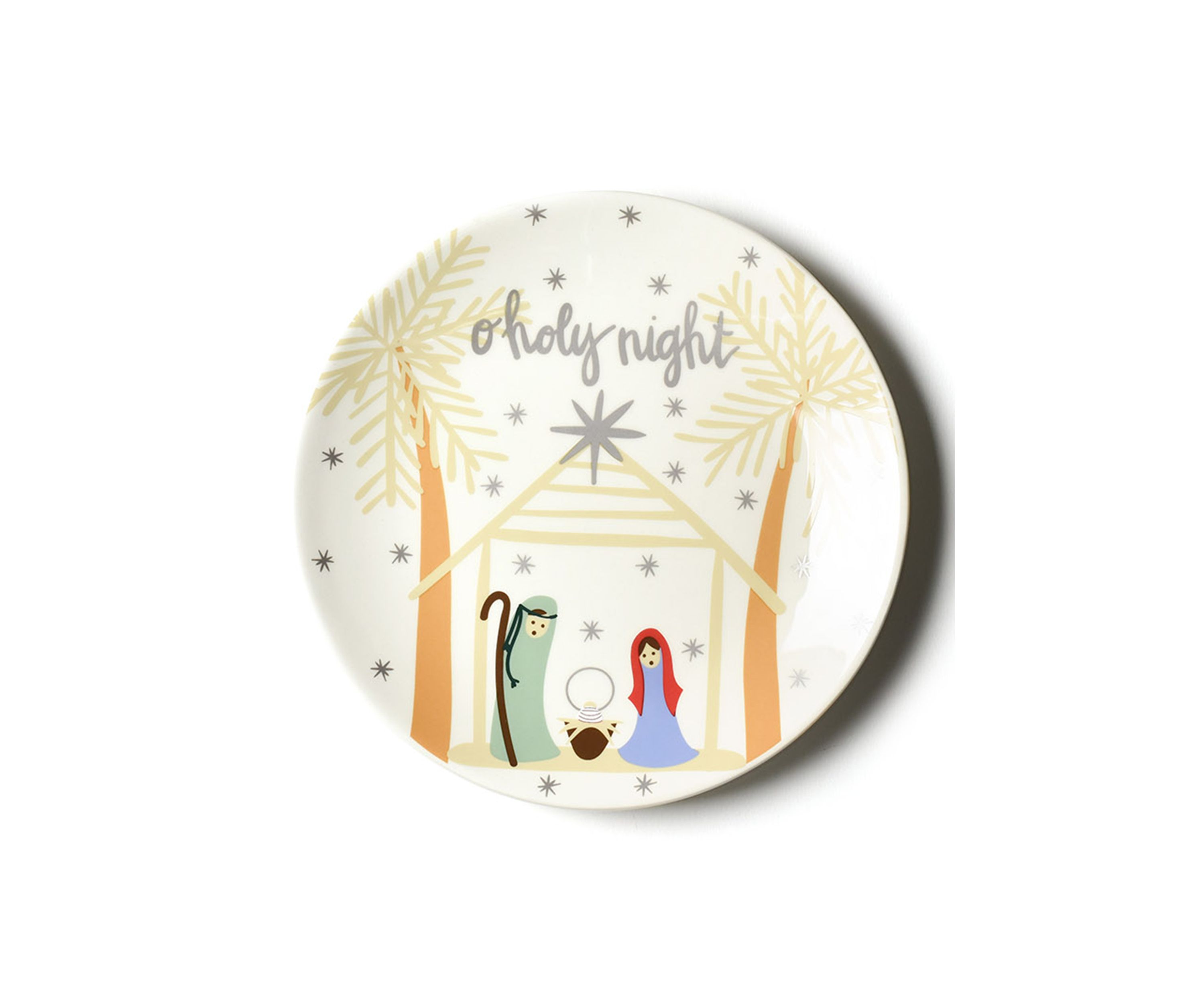 O Holy Night Salad Plate Fair Skin