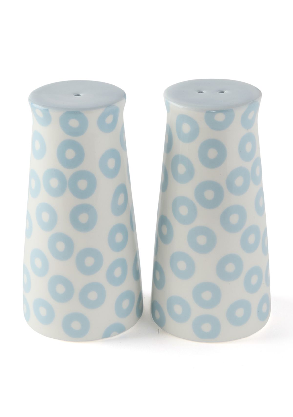 Iris Blue Salt and Pepper Shakers
