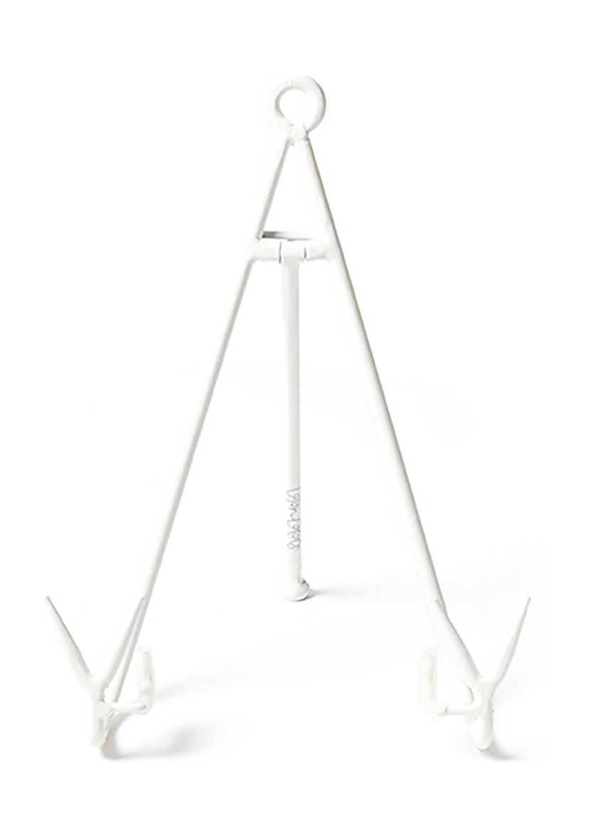 White Medium Flare Plate Stand