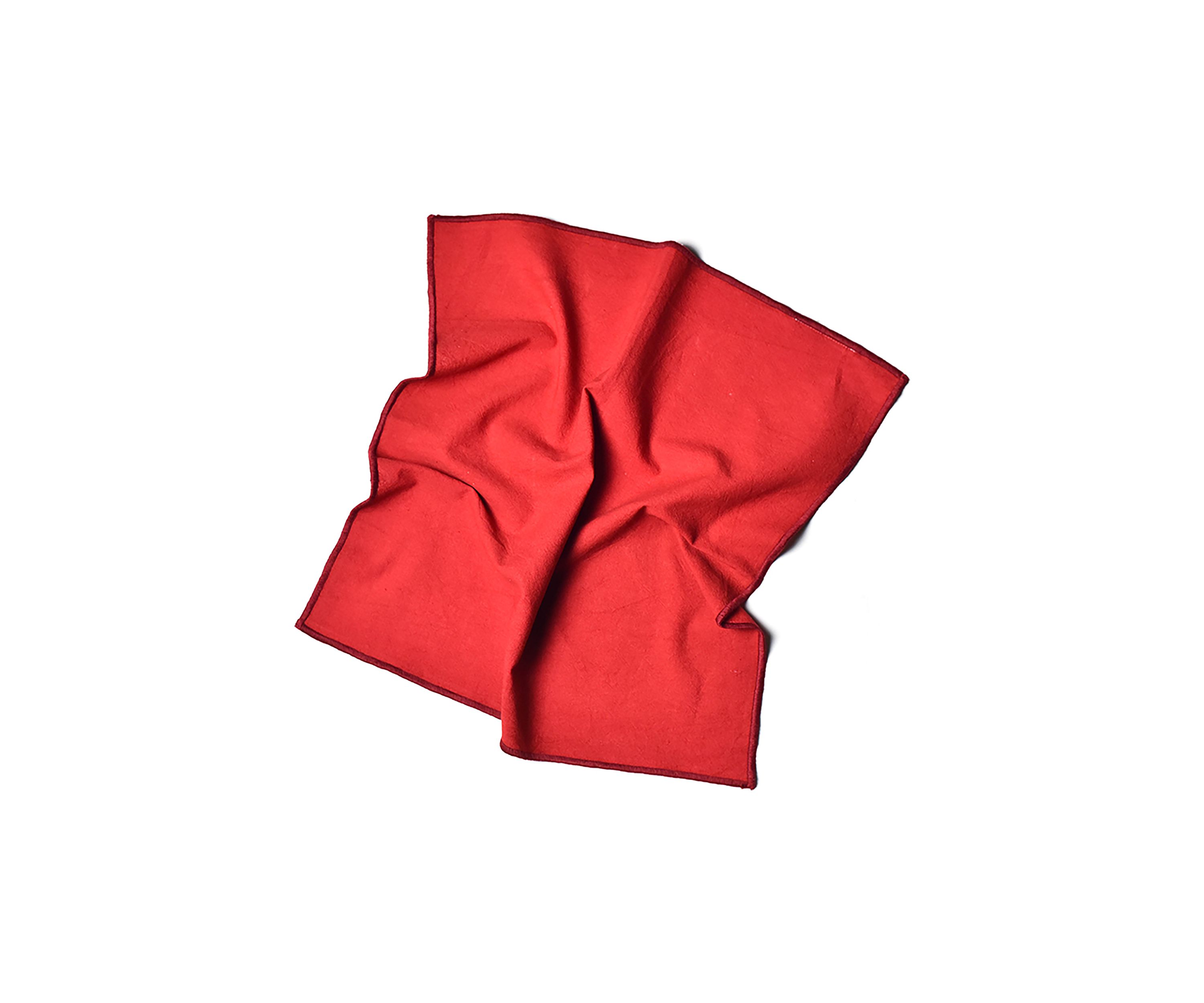 4 Color Block Red Napkins
