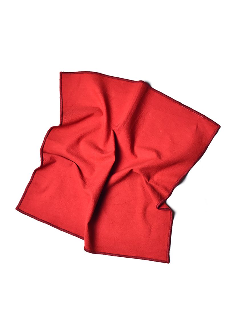 4 Color Block Red Napkins