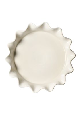 Signature White 8" Ruffle Pie Dish