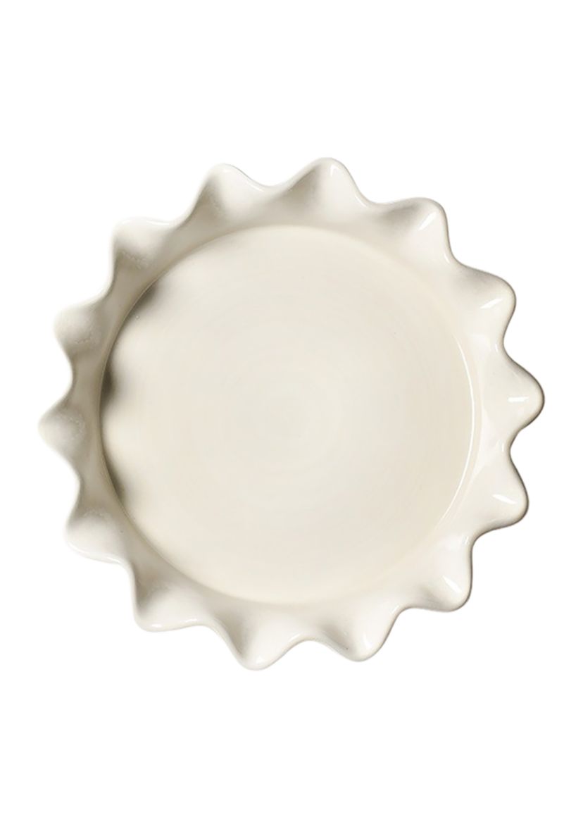 Signature White 8" Ruffle Pie Dish