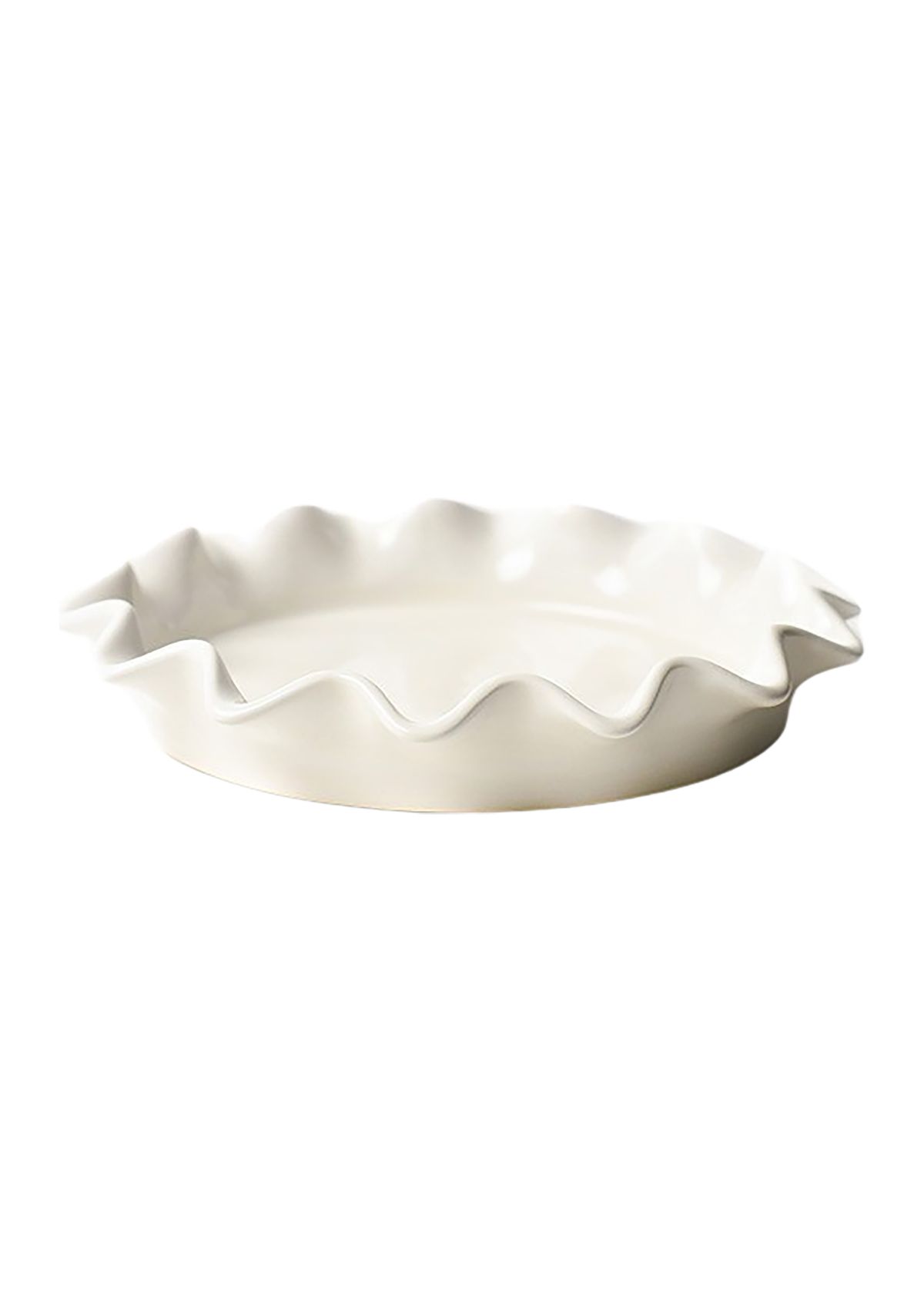 Signature White 8" Ruffle Pie Dish