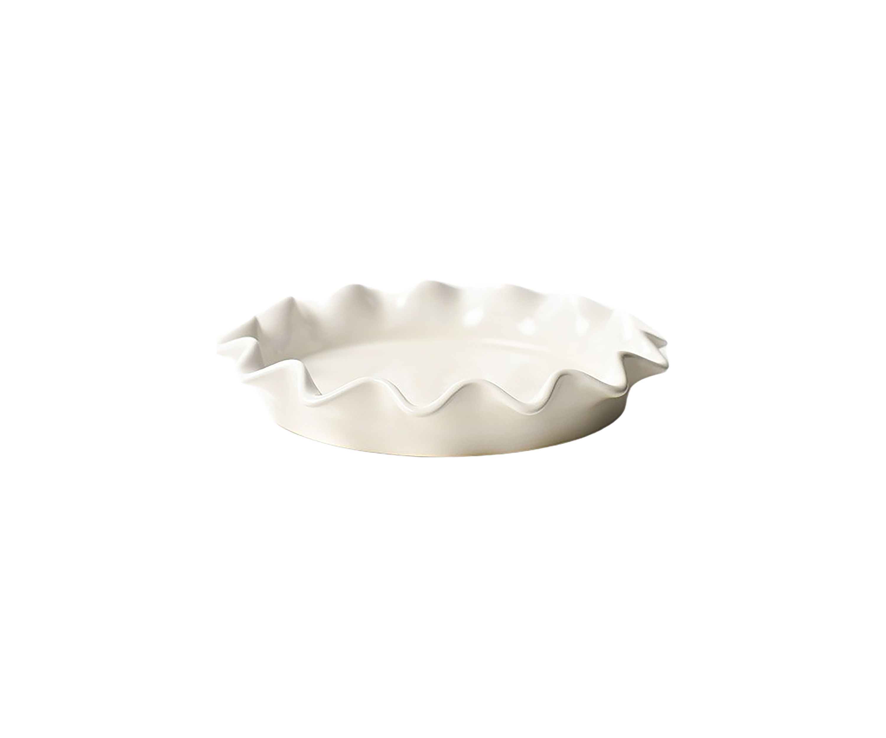 Signature White 8" Ruffle Pie Dish
