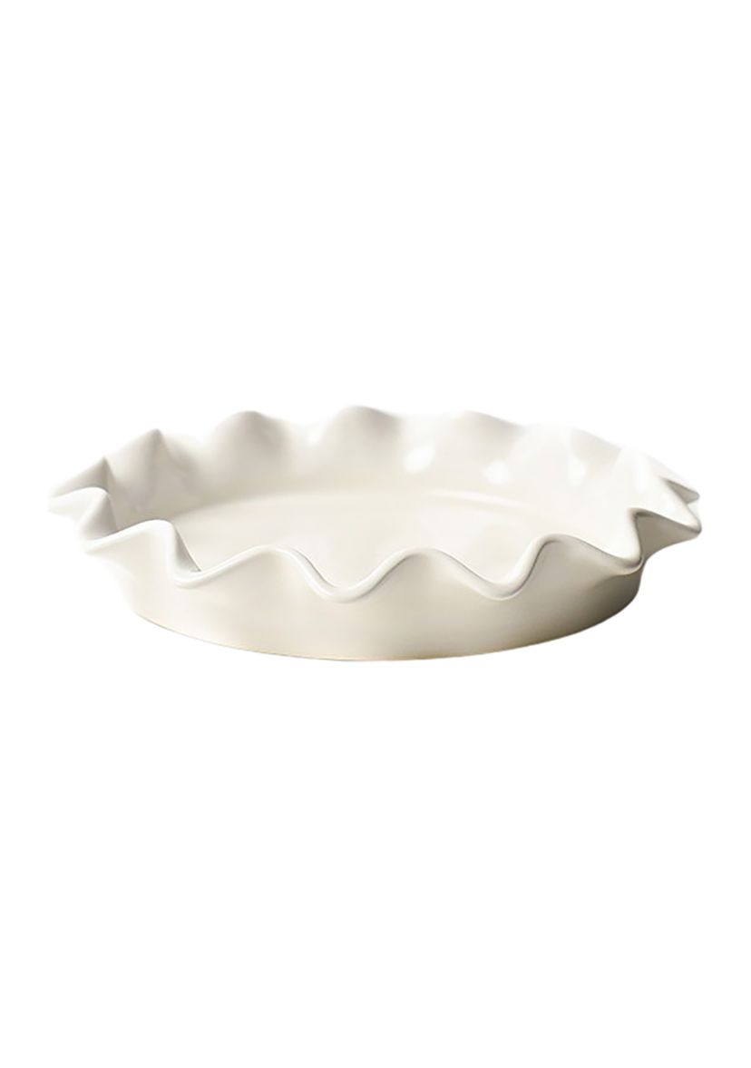 Signature White 8" Ruffle Pie Dish