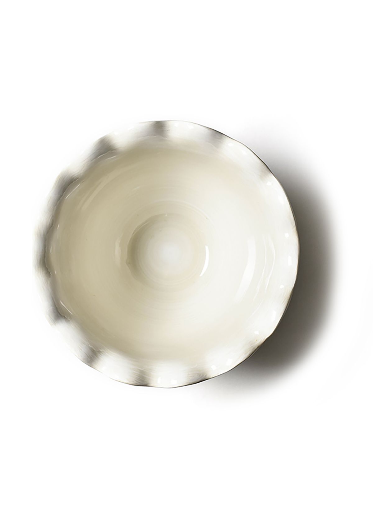 Signature White 9" Ruffle Bowl