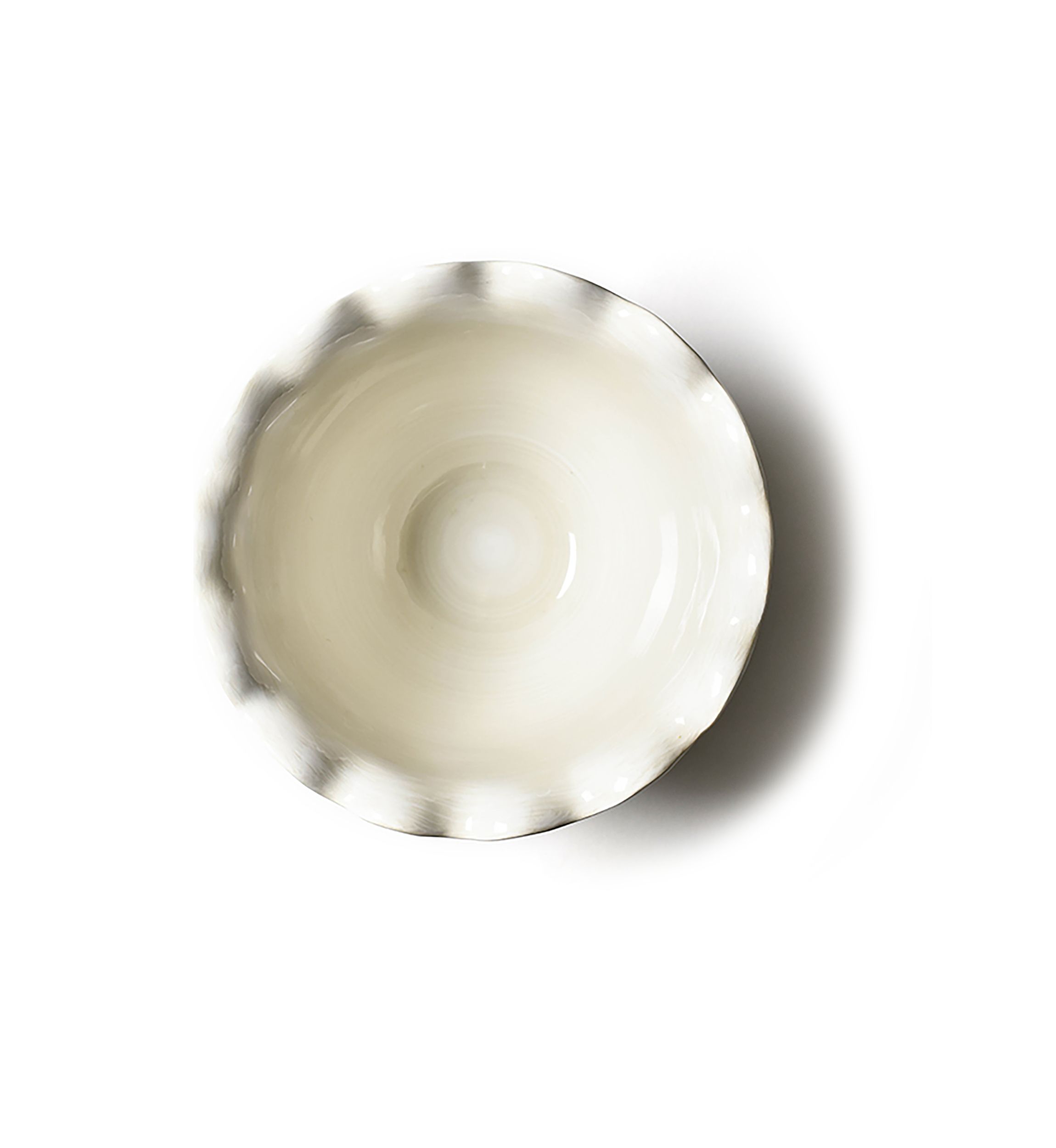Signature White 9" Ruffle Bowl