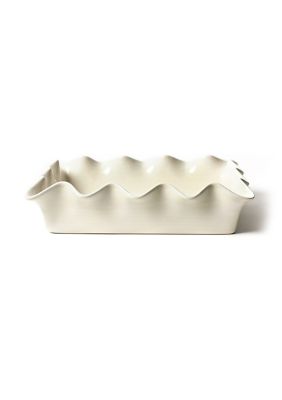 Signature White 13" Ruffle Casserole Dish