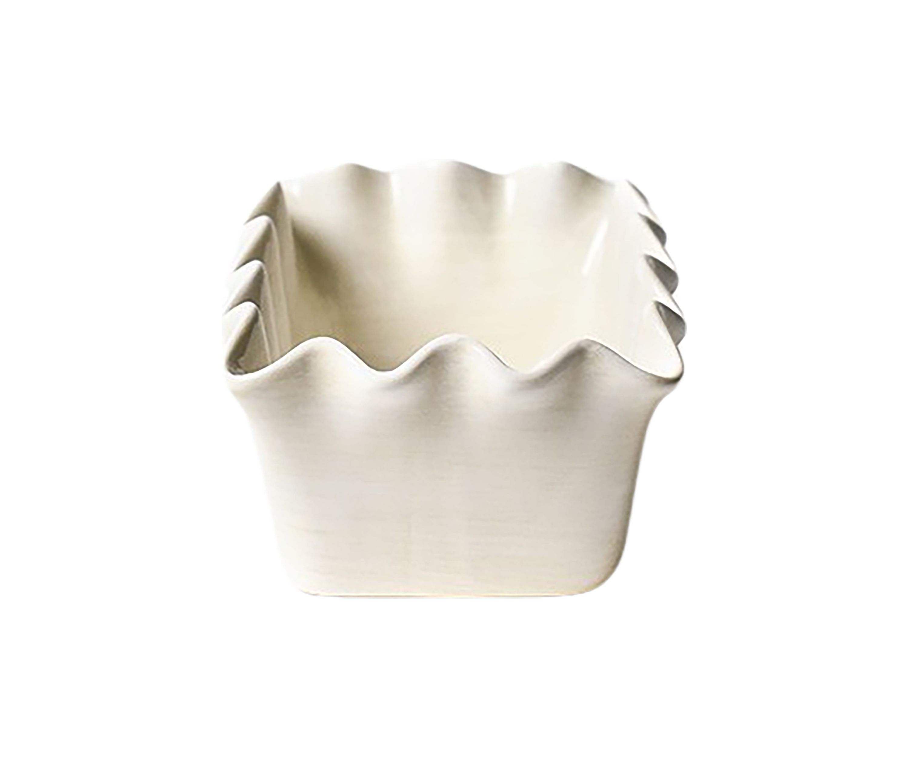 Signature White Ruffle Loaf Pan