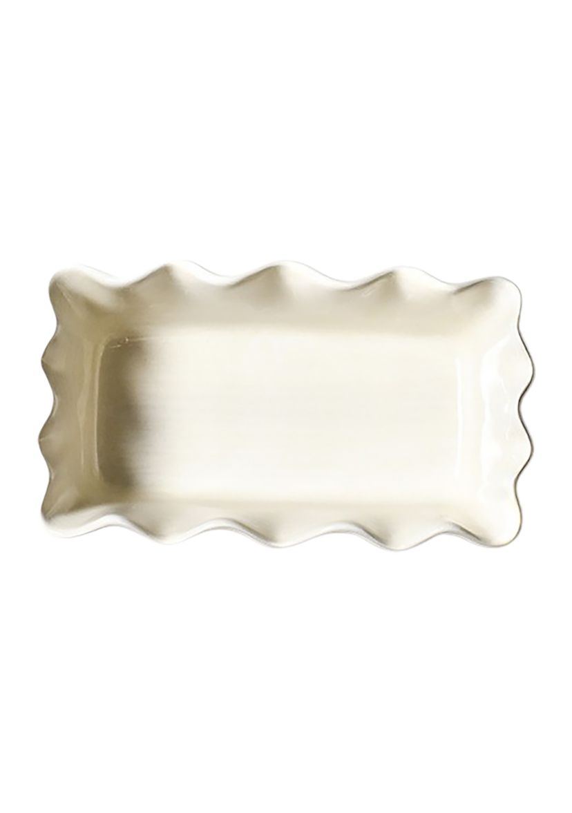 Signature White Ruffle Loaf Pan