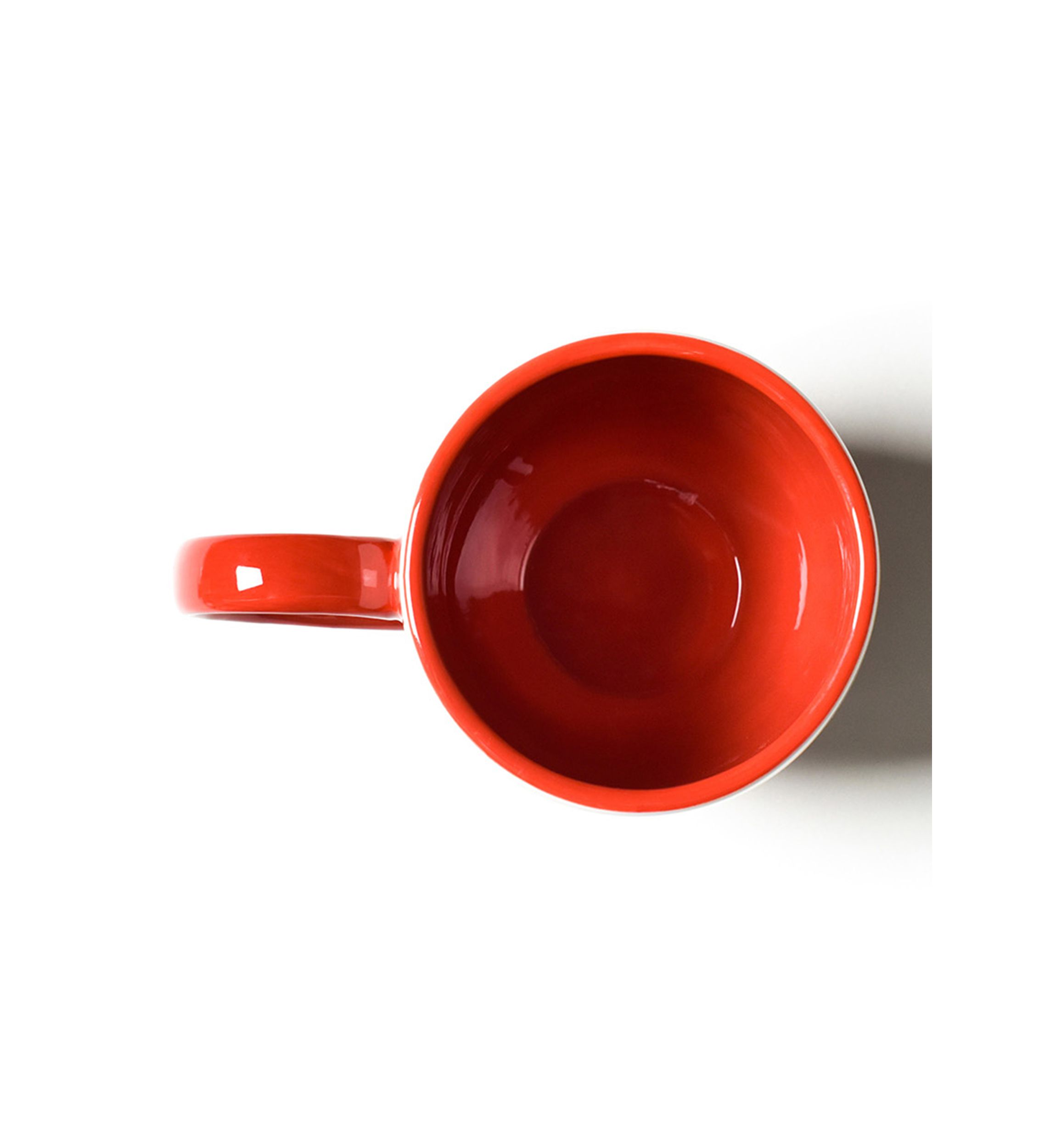 COTON COLORS Red Stripe Ruffle Mug | Belk