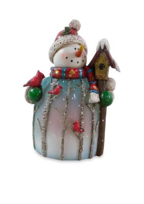 resin snowman statue