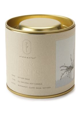 ILLUME Natural Tin Candle - Vetiver Sage | belk