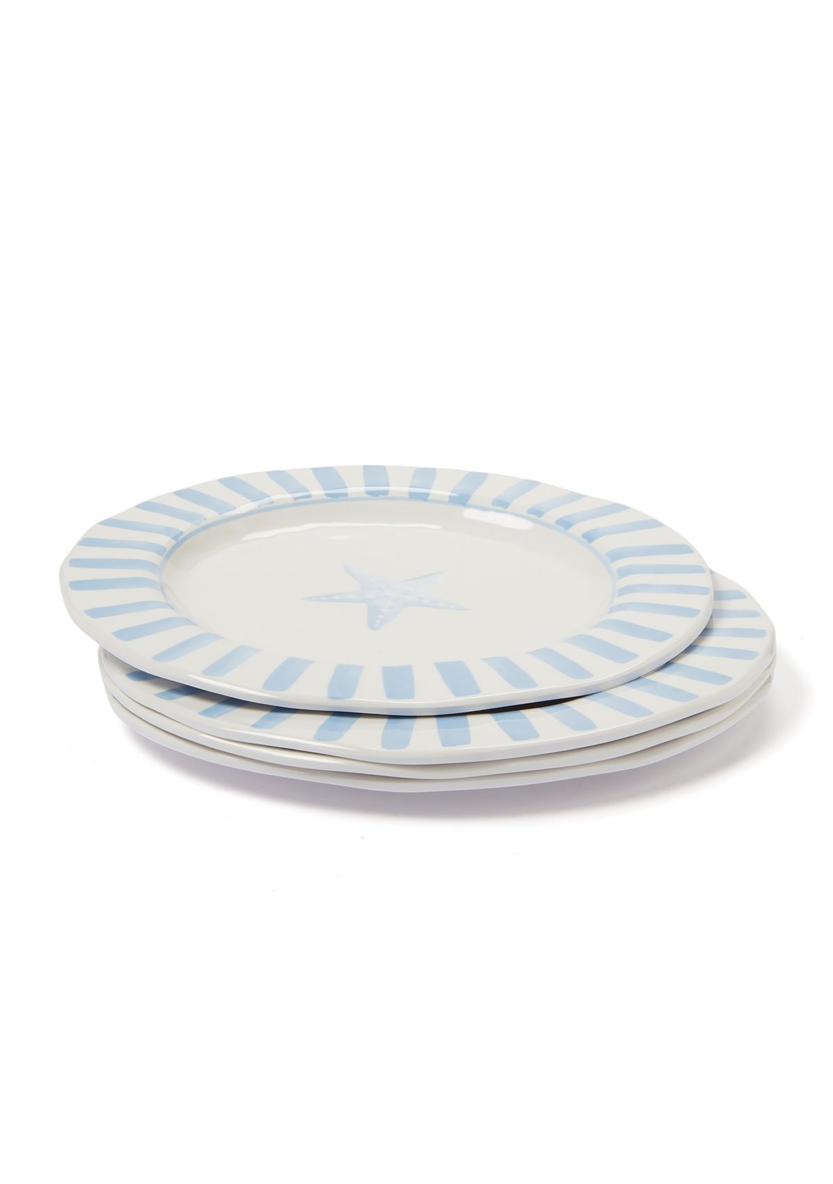 Set of 4 Melamine Salad Plates
