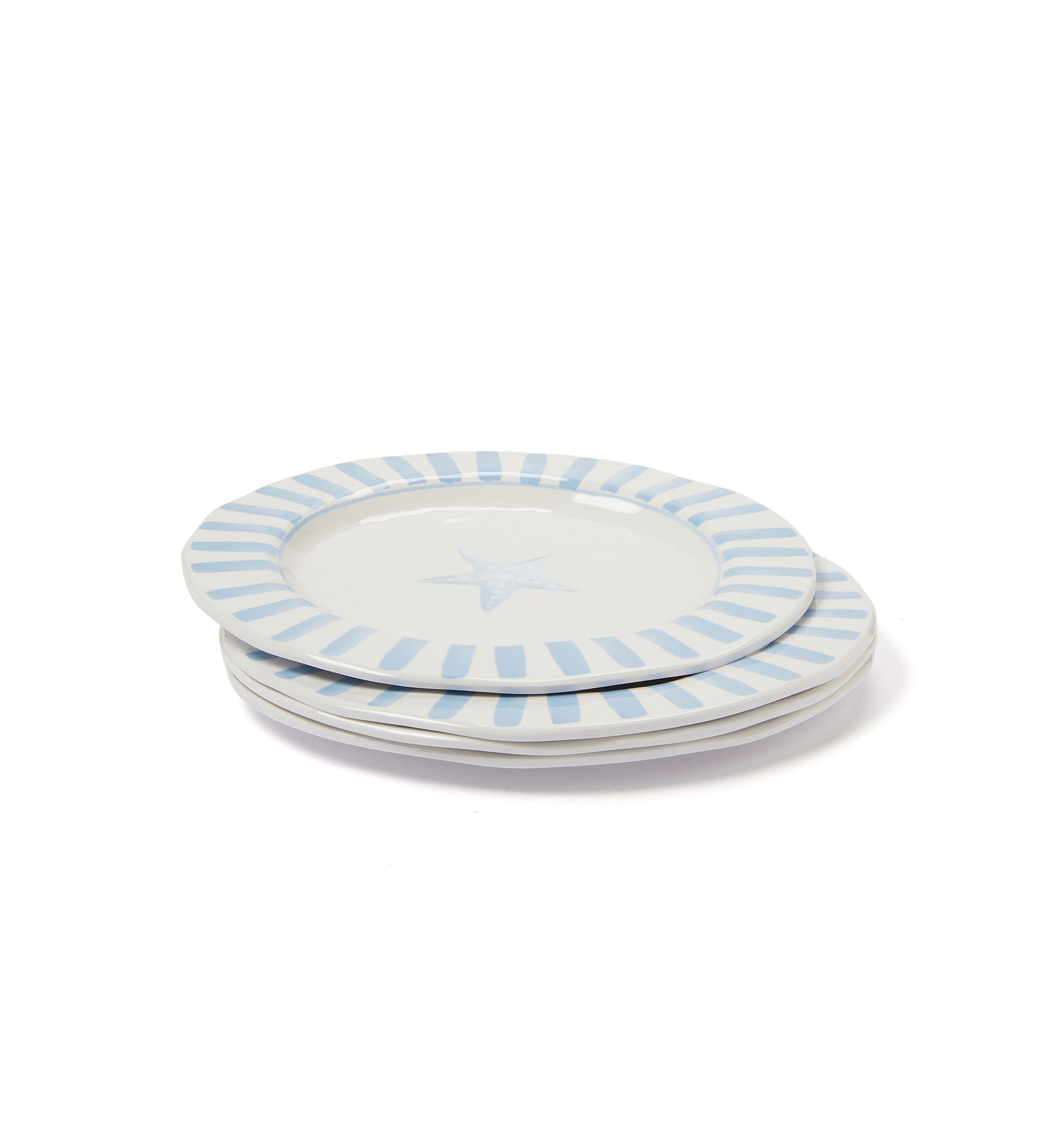 Set of 4 Melamine Salad Plates