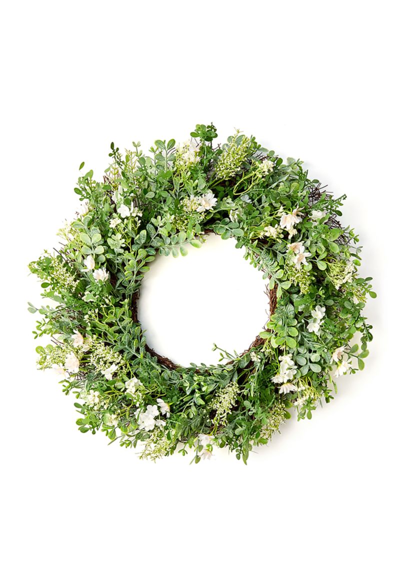 Wildflower Greenery Wreath