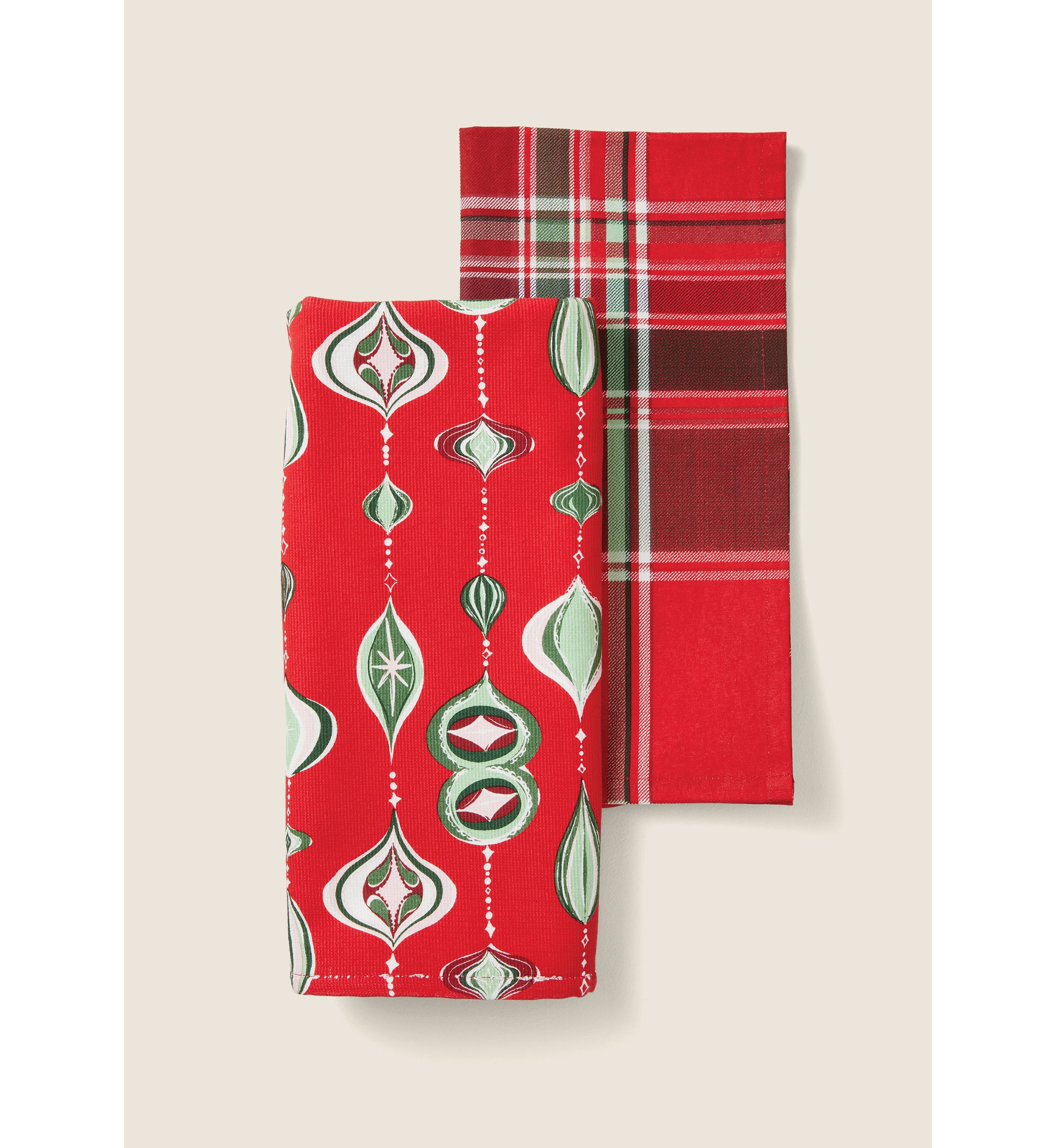 Sewing Down South x Crown & Ivy™ Sew Festive Tea Towels - 2 Pack