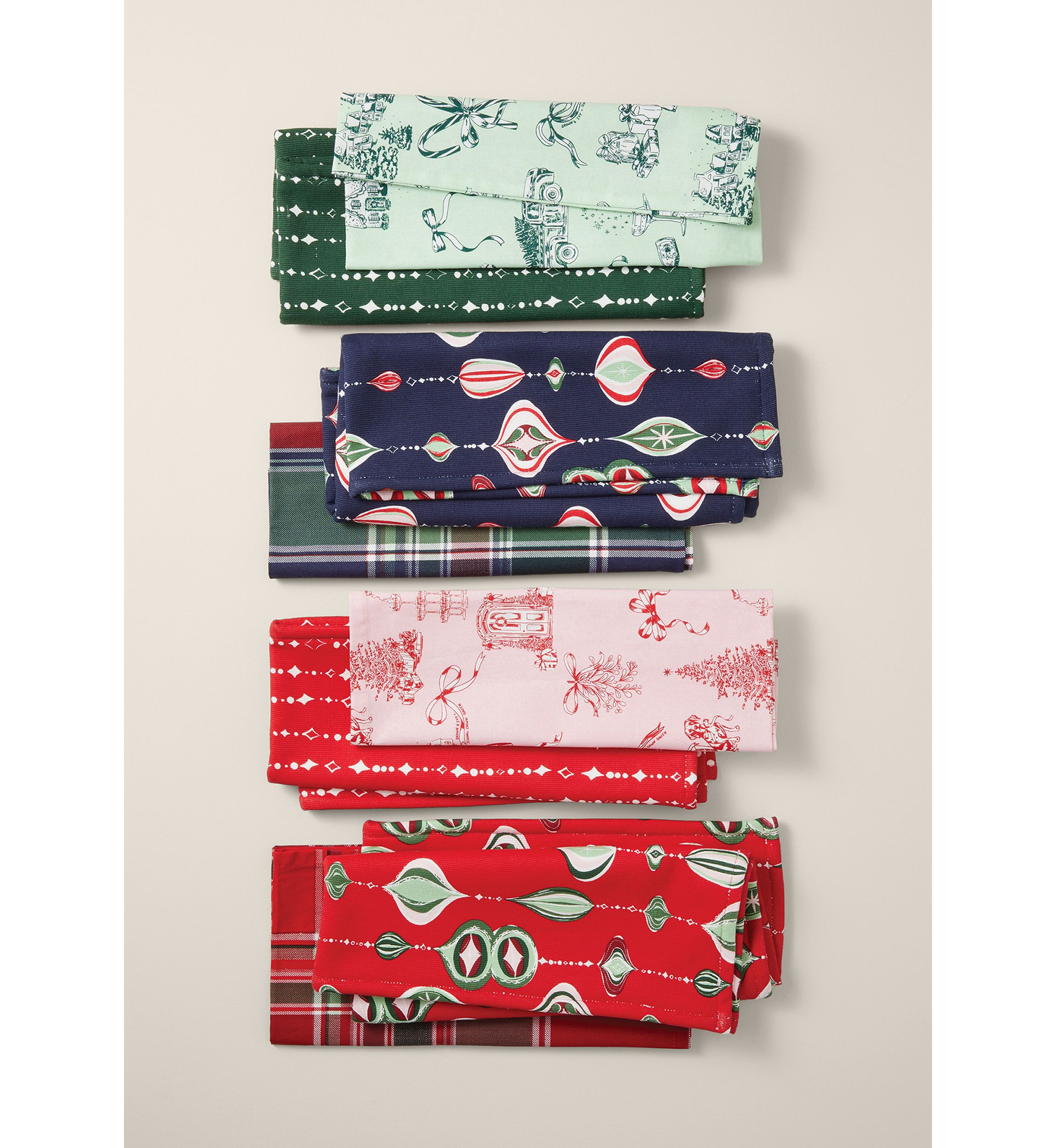 Sewing Down South x Crown & Ivy™ Sew Festive Tea Towels - 2 Pack