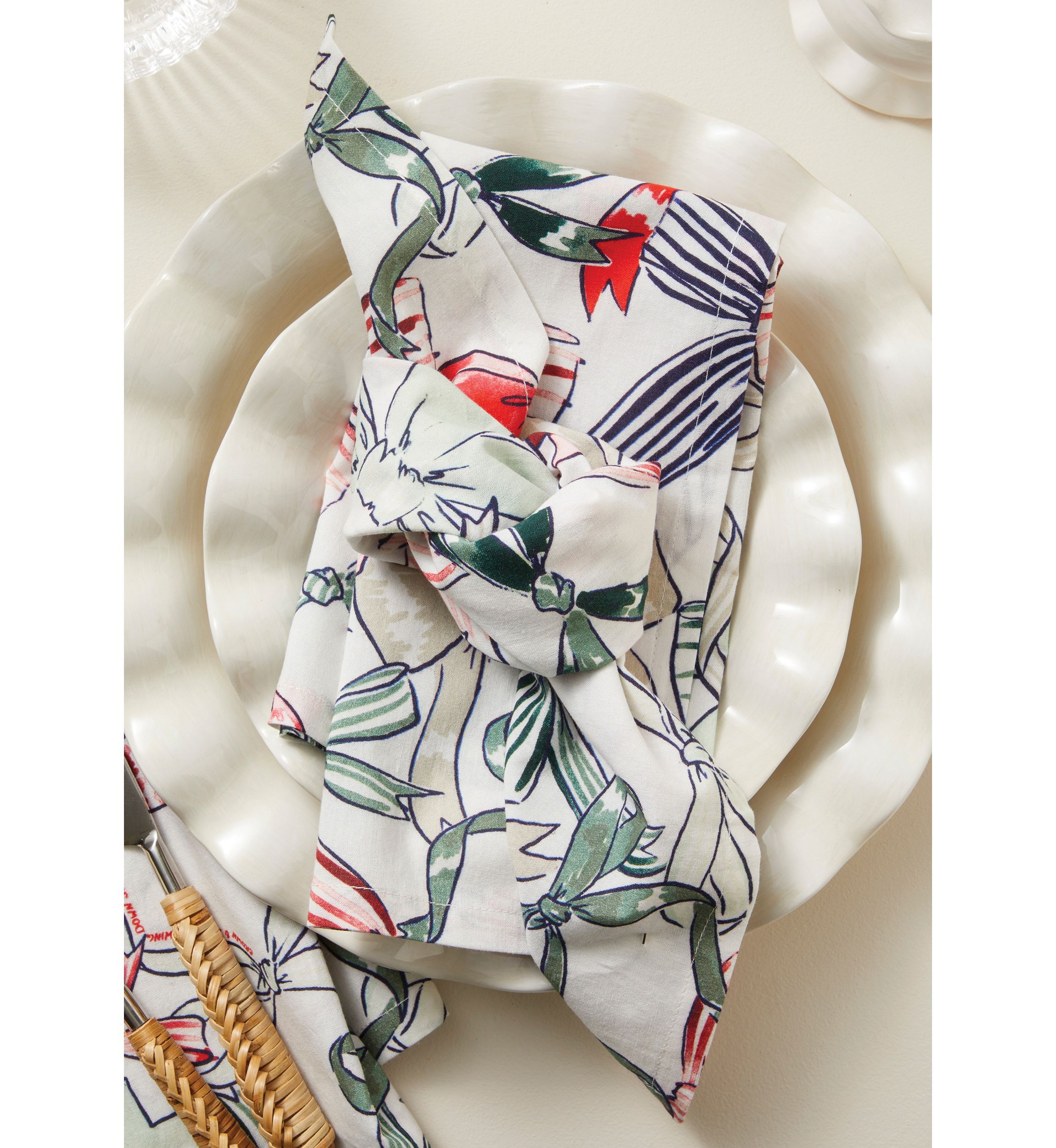 Sewing Down South x Crown & Ivy™ Sew Festive Napkins - Set of 4