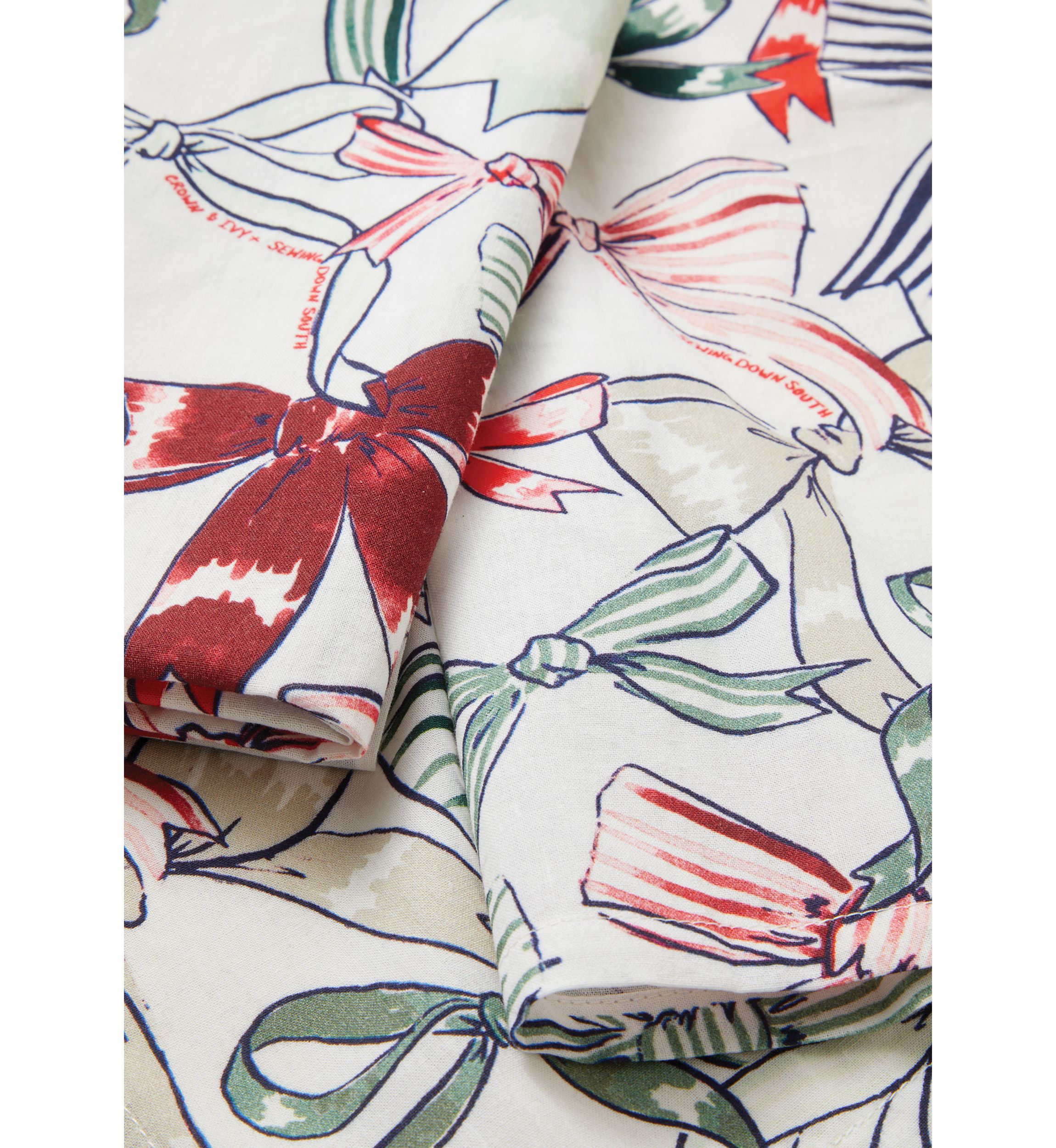 Sewing Down South x Crown & Ivy™ Sew Festive Napkins - Set of 4