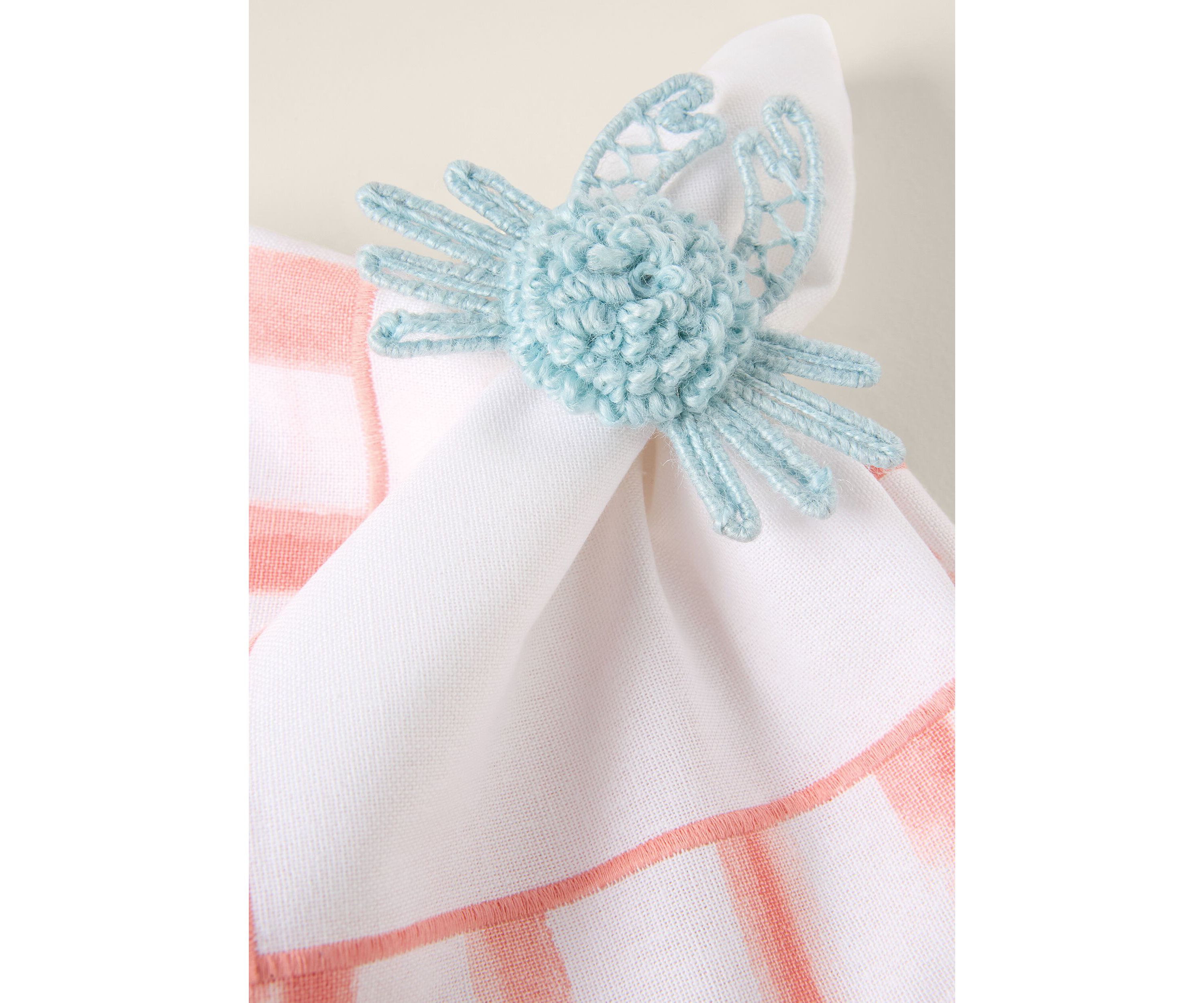Sewing Down South x  Crown & Ivy™ Set of 4 Kiawah Napkin Rings 