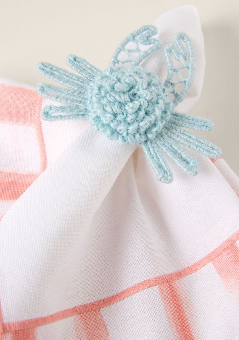 Sewing Down South x  Crown & Ivy™ Set of 4 Kiawah Napkin Rings 