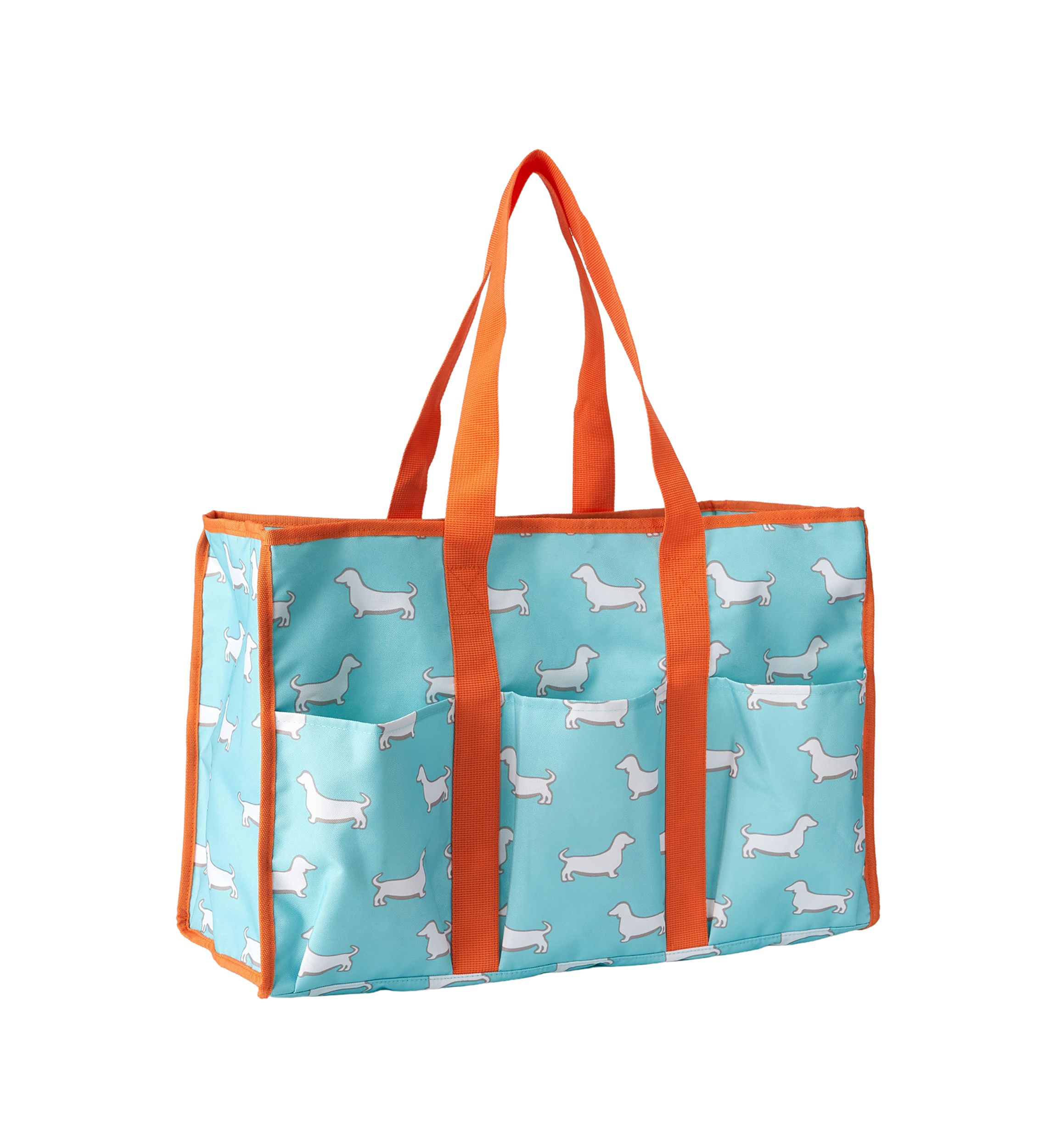 Dog Print Beach Bag 