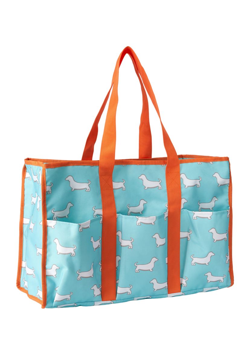 Dog Print Beach Bag 