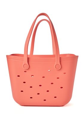 XL Jelly Tote with Closing Handle