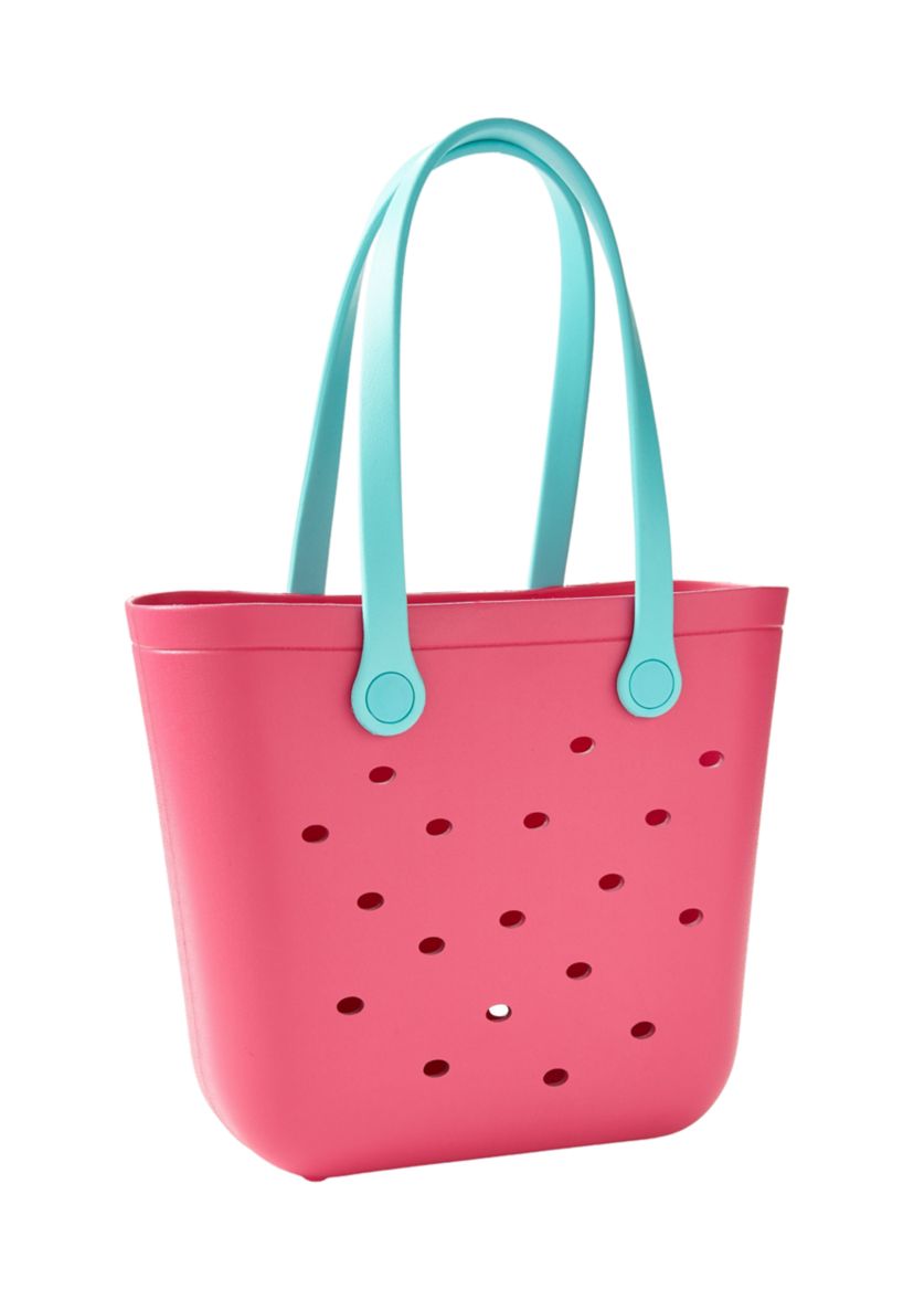 Contrast Beach Bag