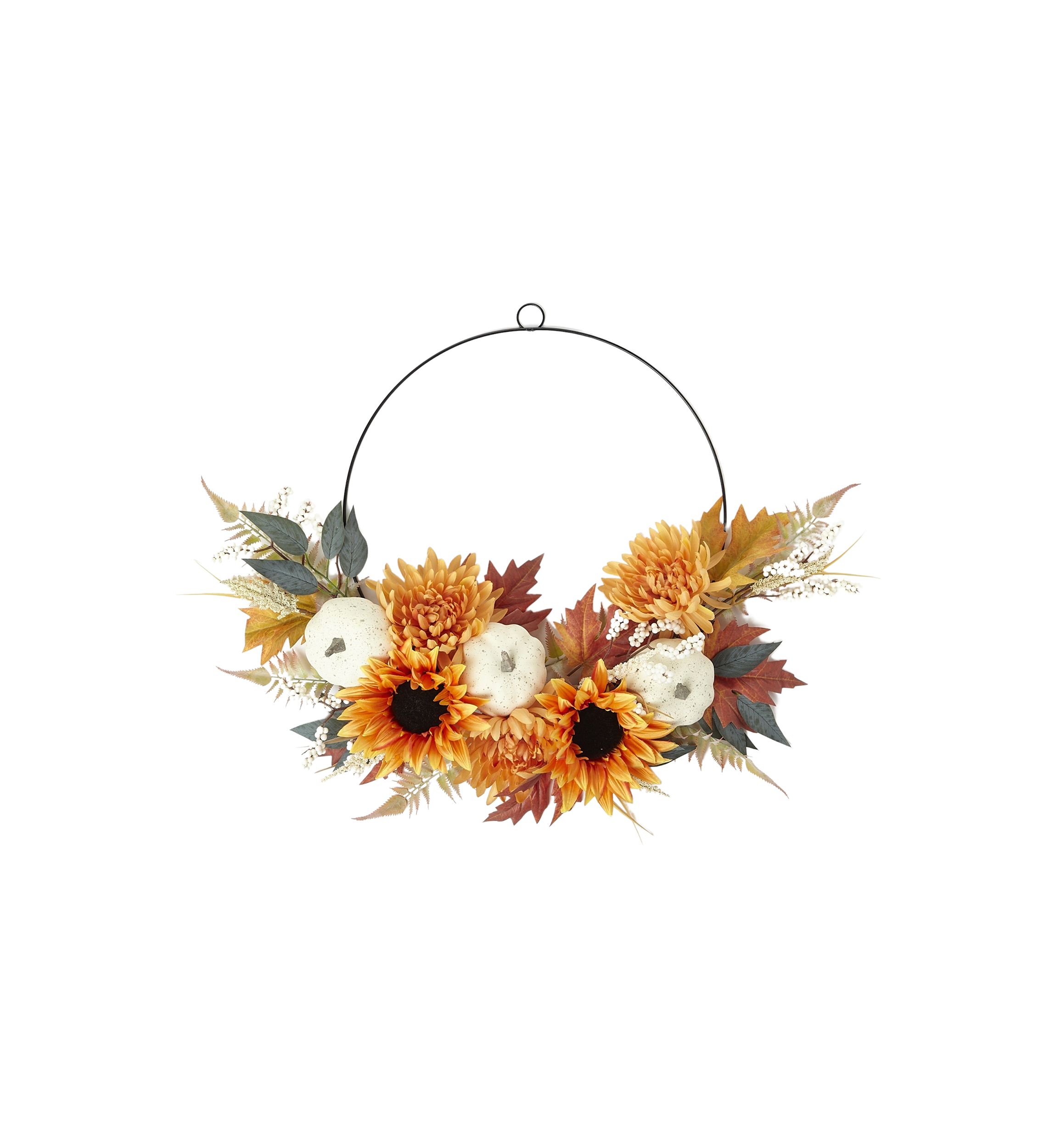 Sunflower Hoop Wreath