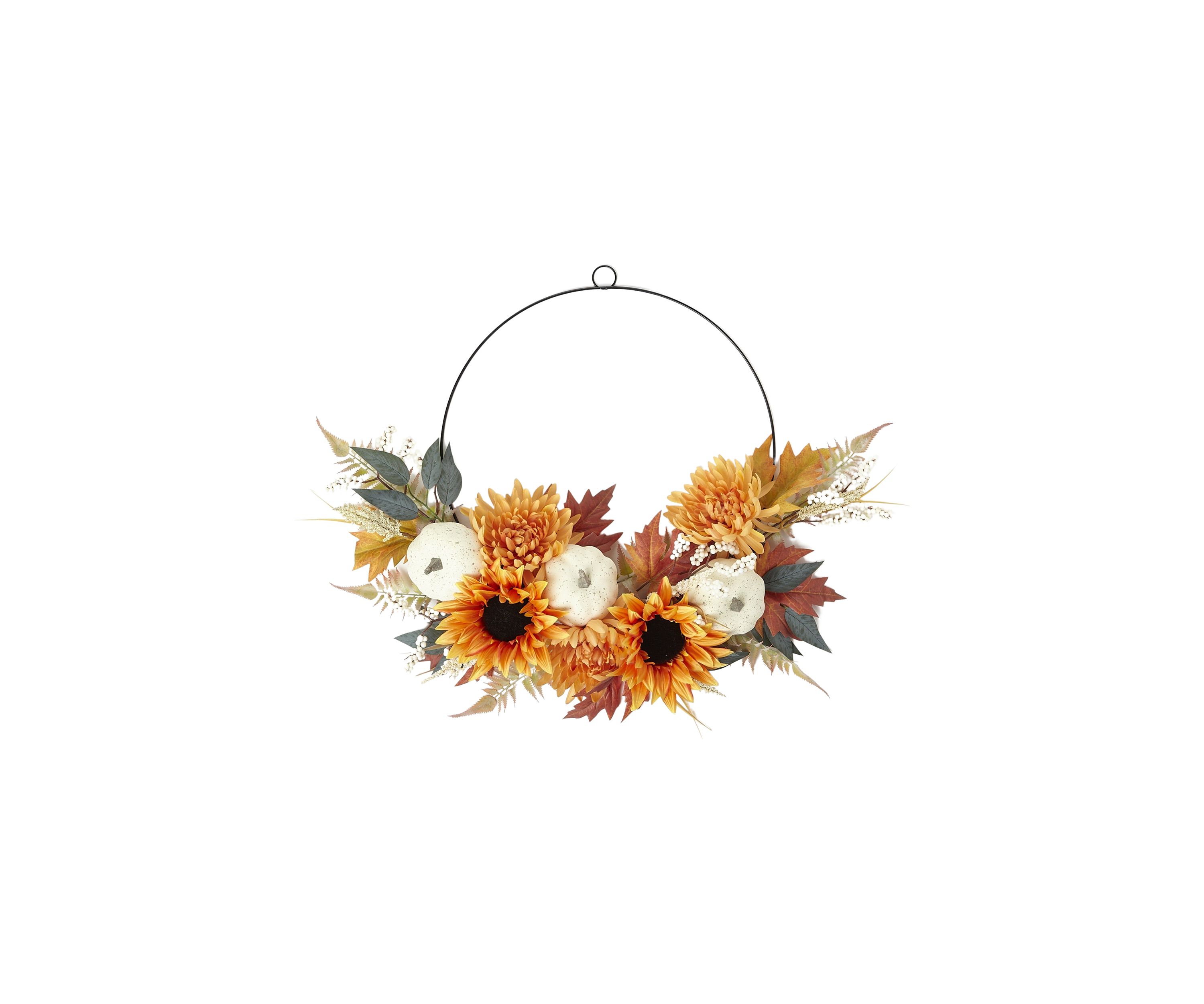 Sunflower Hoop Wreath