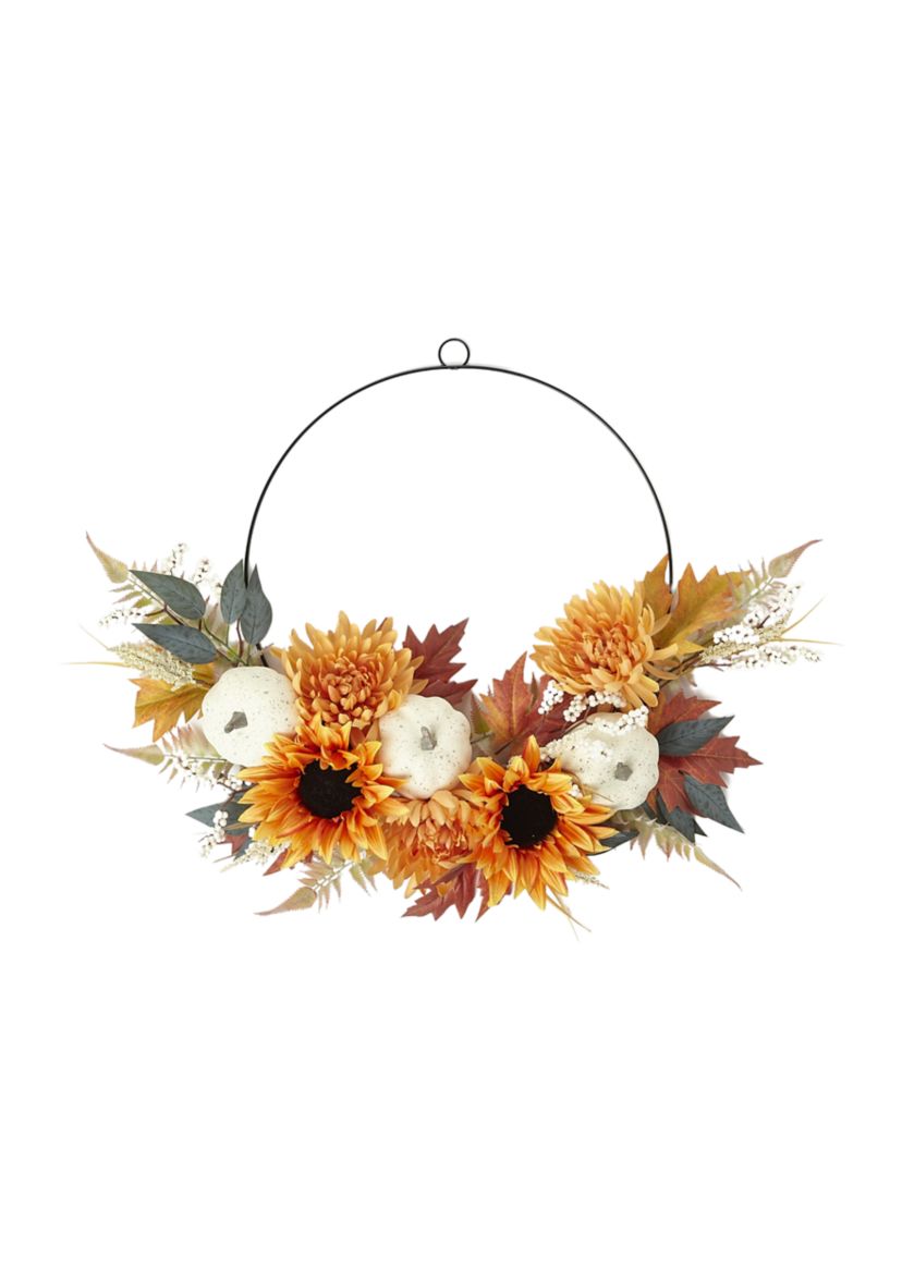 Sunflower Hoop Wreath