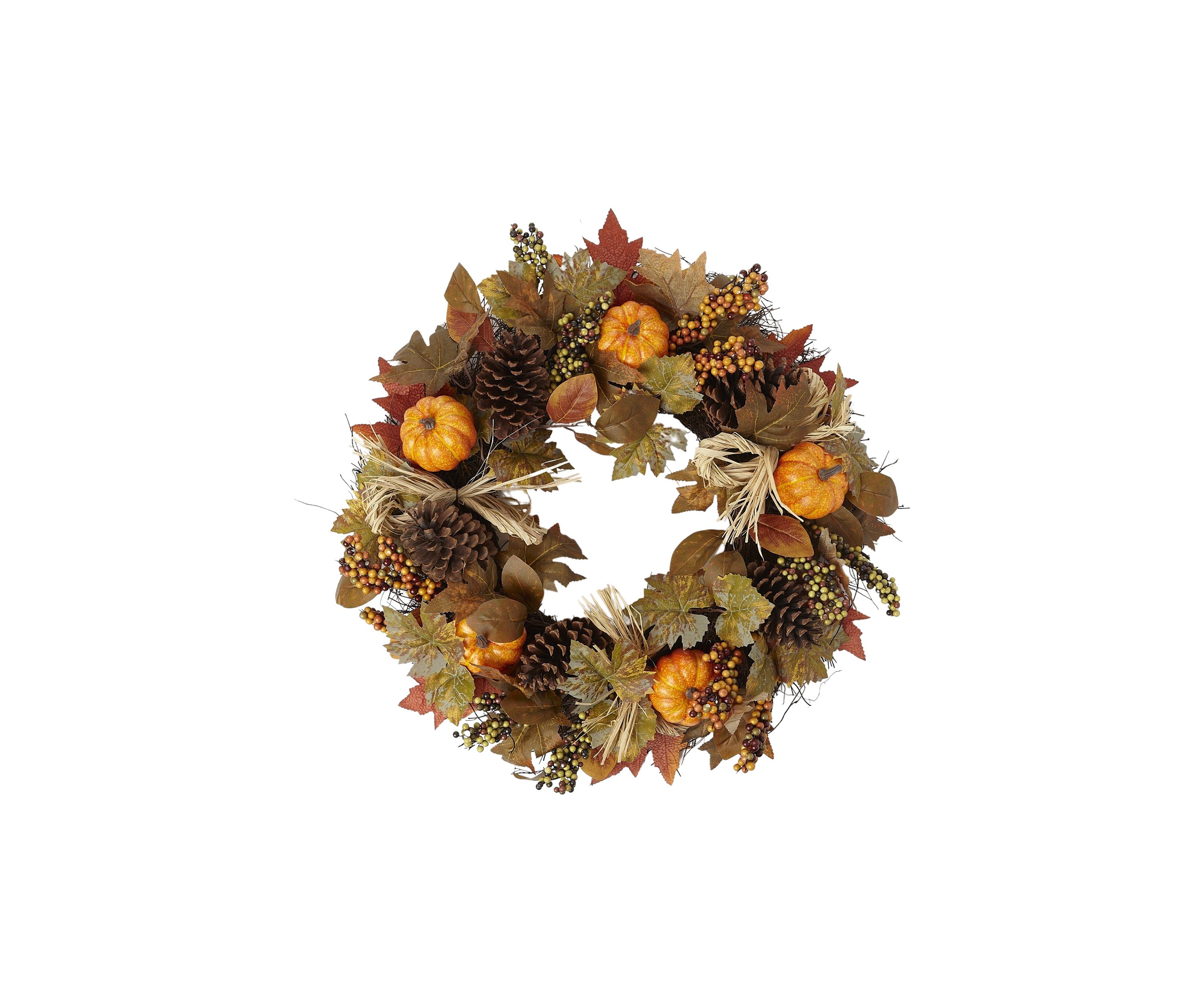 Pumpkin Pinecone Wreath