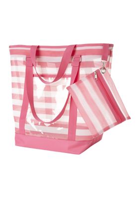 Arden Everything Nice Pink Gingham Beach & Bath Towel