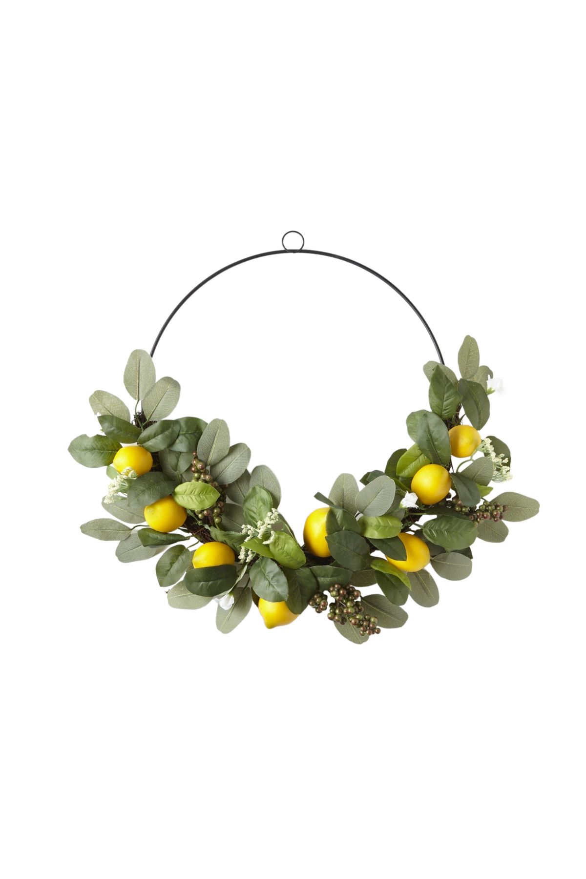 Lemon Hoop Wreath